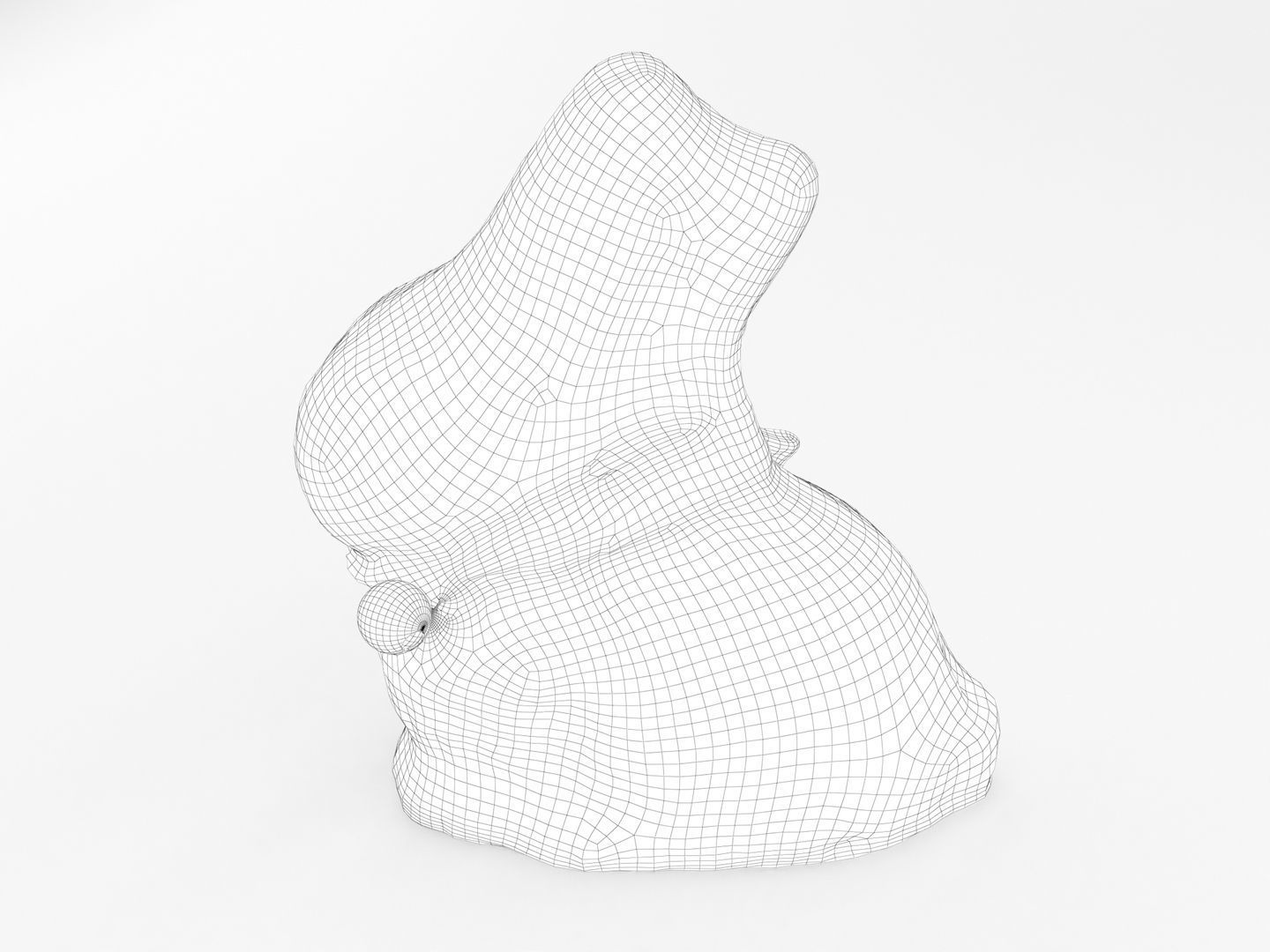 Lindt Chocolate Bunny 002 3D model_9
