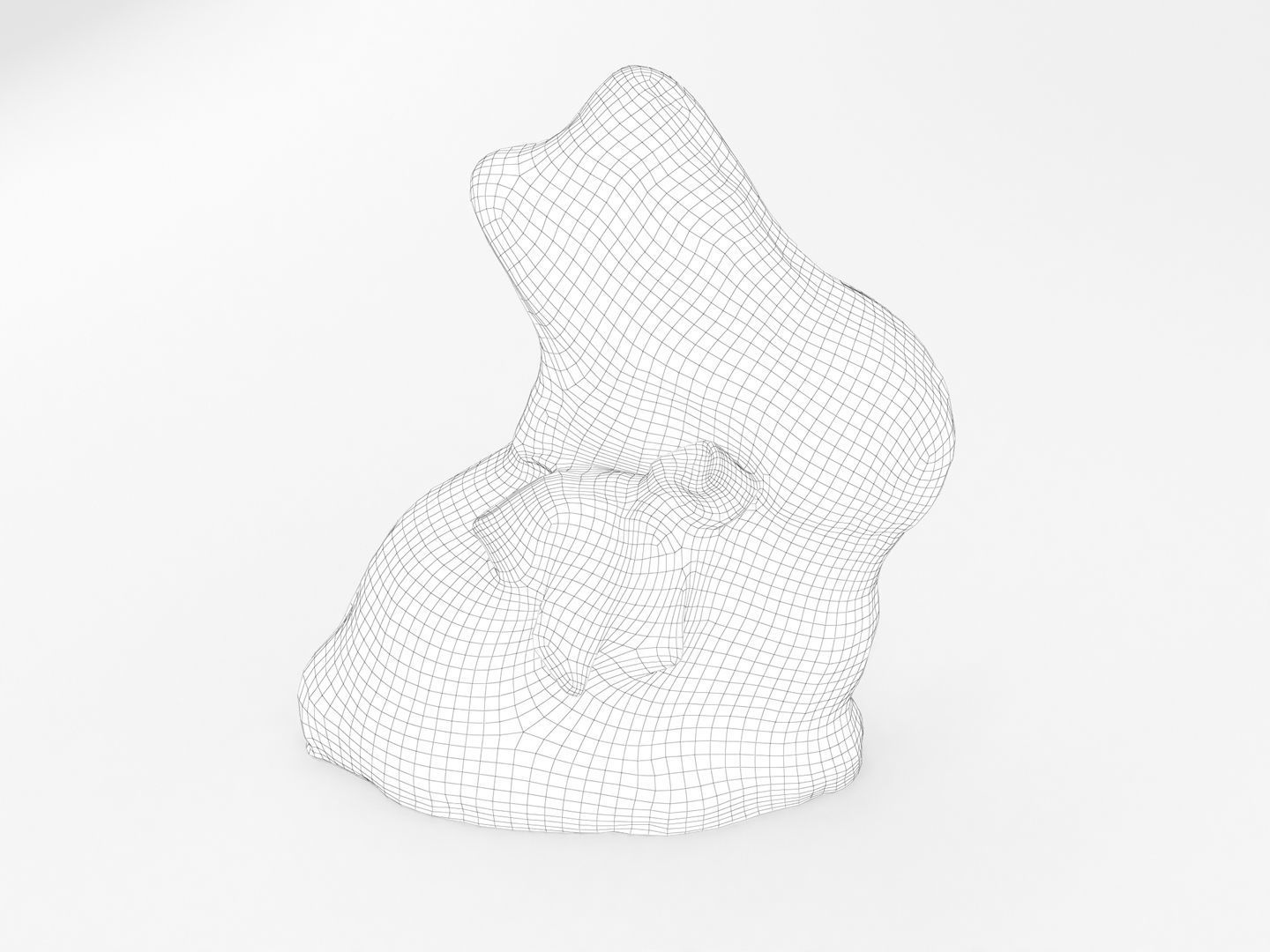 Lindt Chocolate Bunny 002 3D model_12