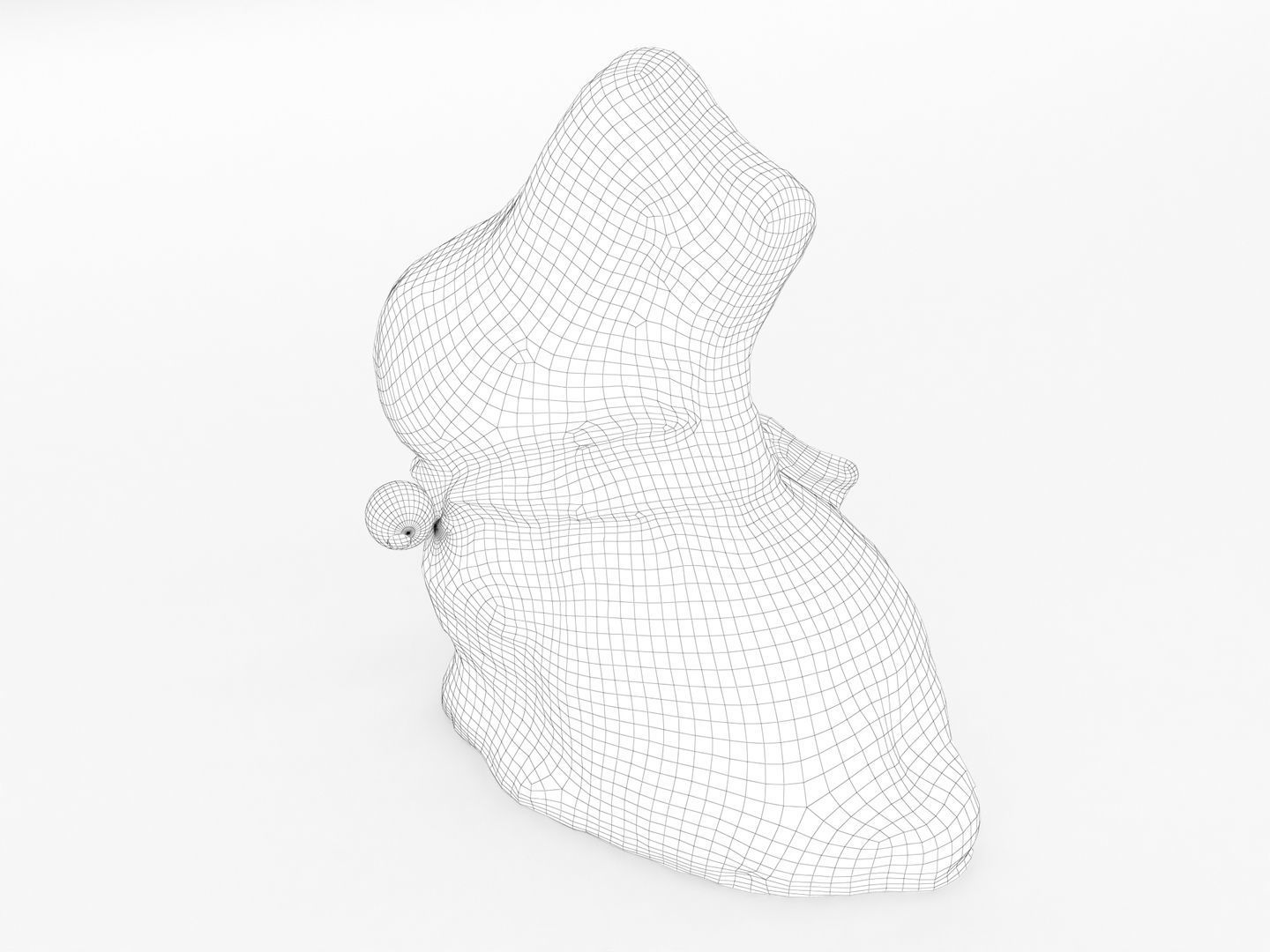 Lindt Chocolate Bunny 002 3D model_14