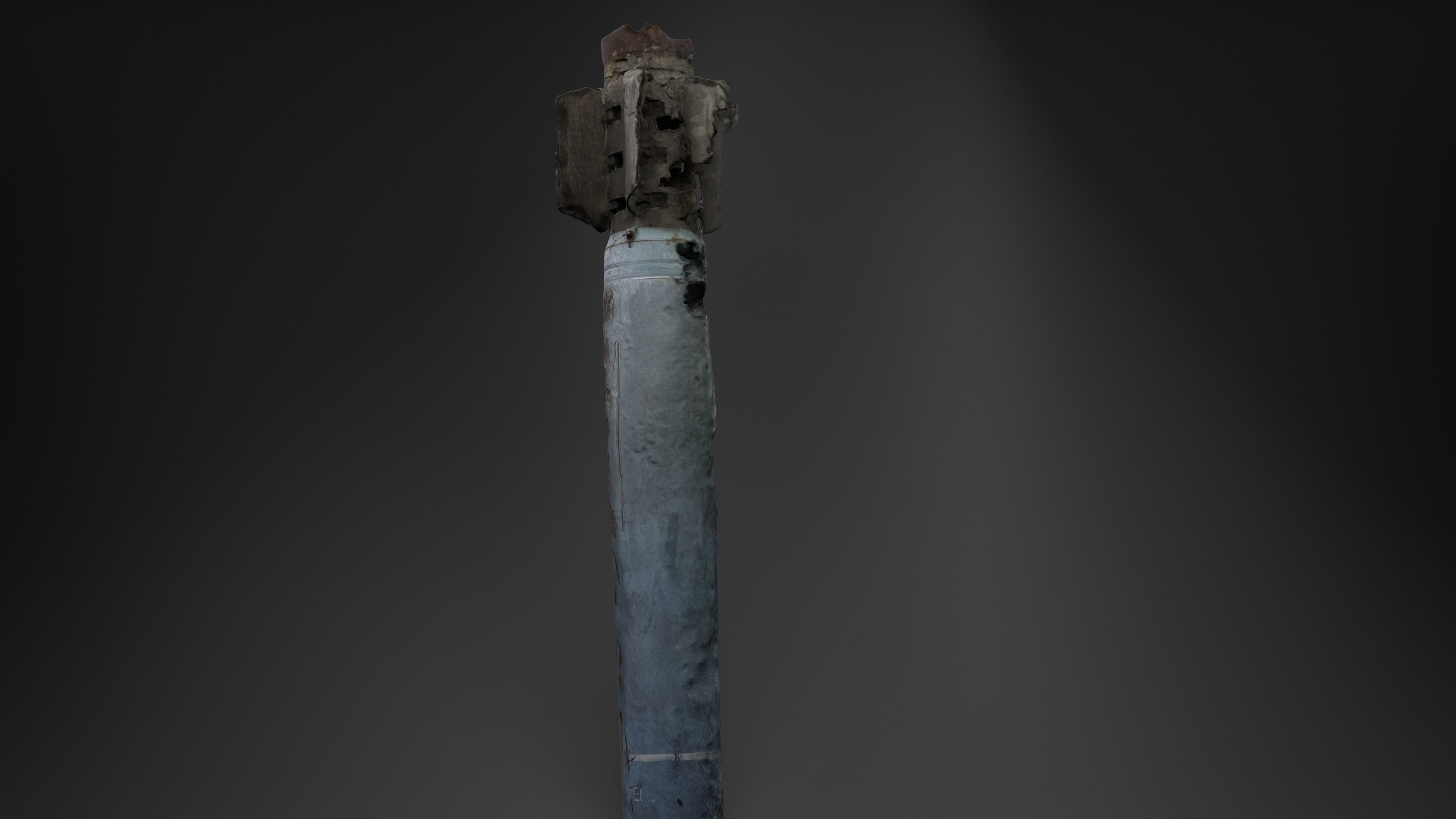 BM-30 Smerch Rocket Missile Photoscan 3D model_5