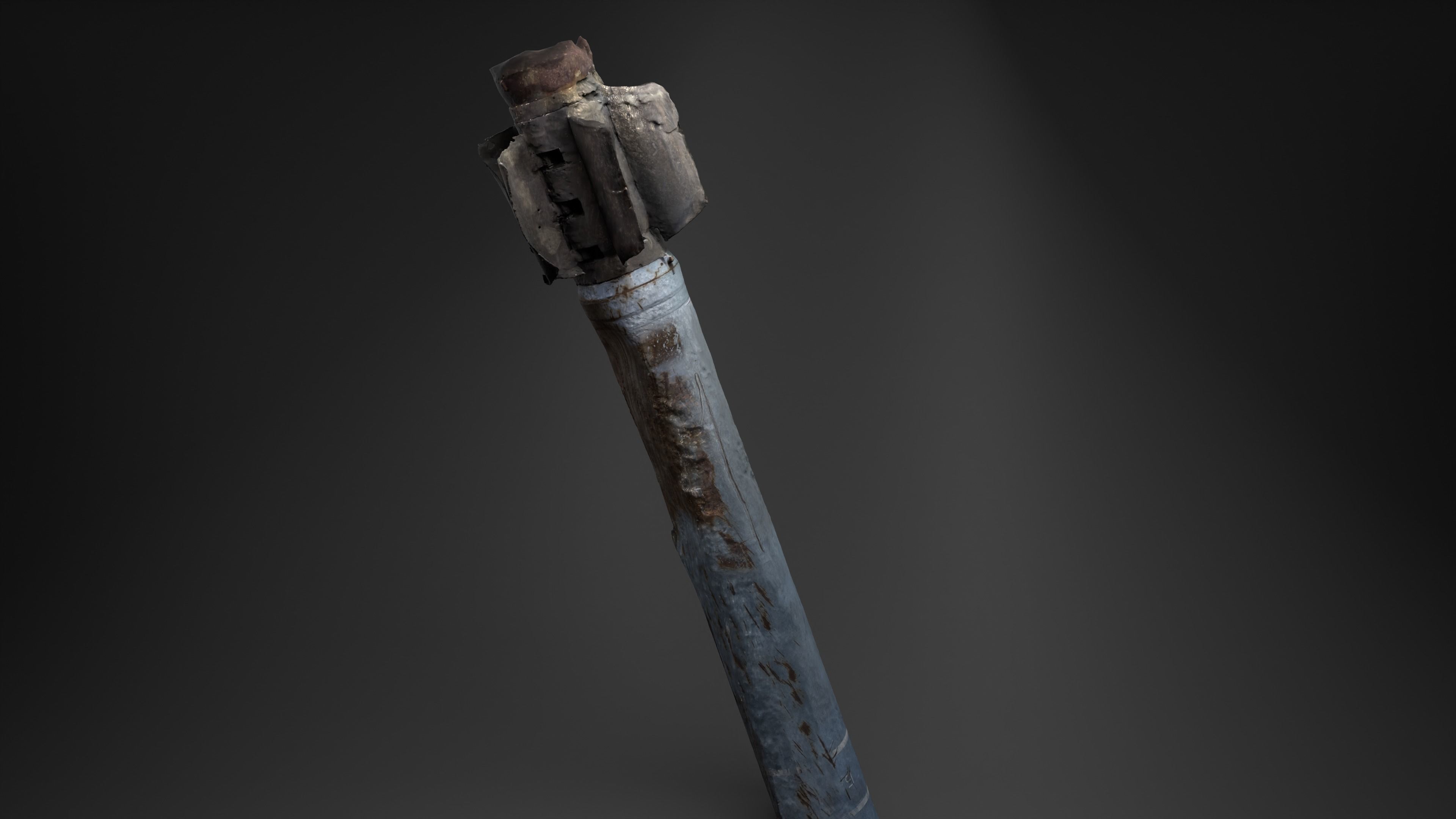 BM-30 Smerch Rocket Missile Photoscan 3D model_8