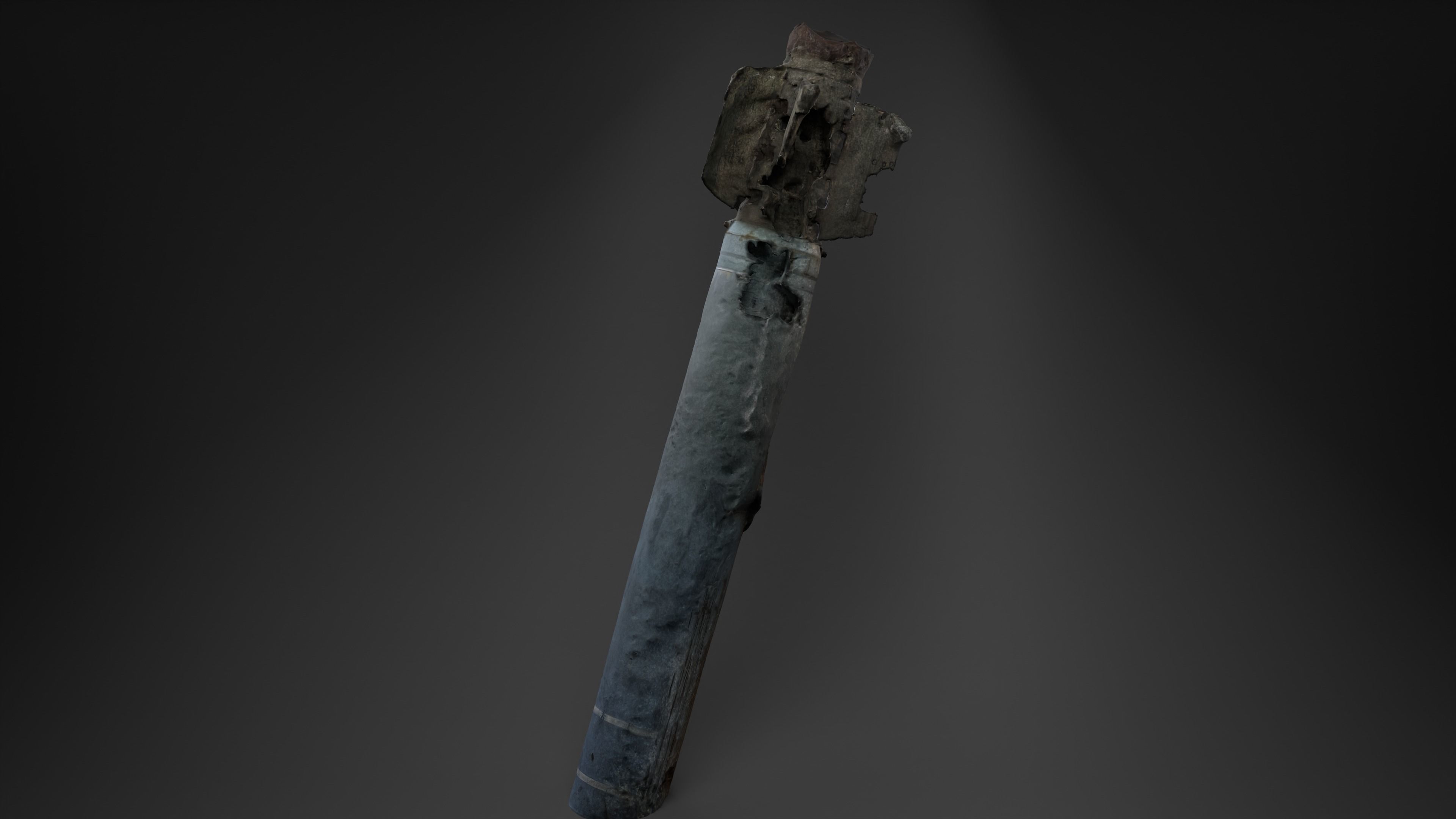 BM-30 Smerch Rocket Missile Photoscan 3D model_3