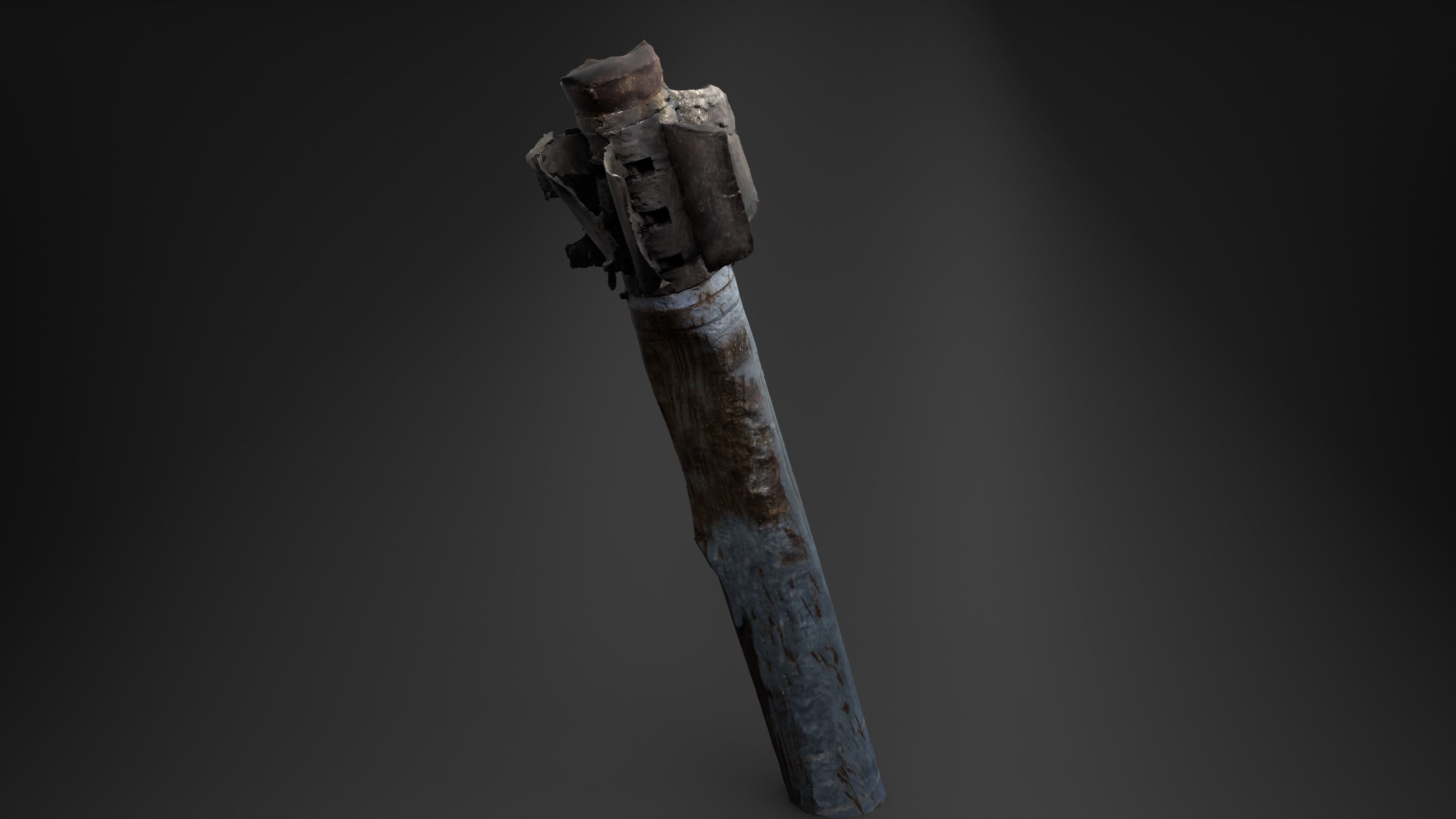 BM-30 Smerch Rocket Missile Photoscan 3D model_9