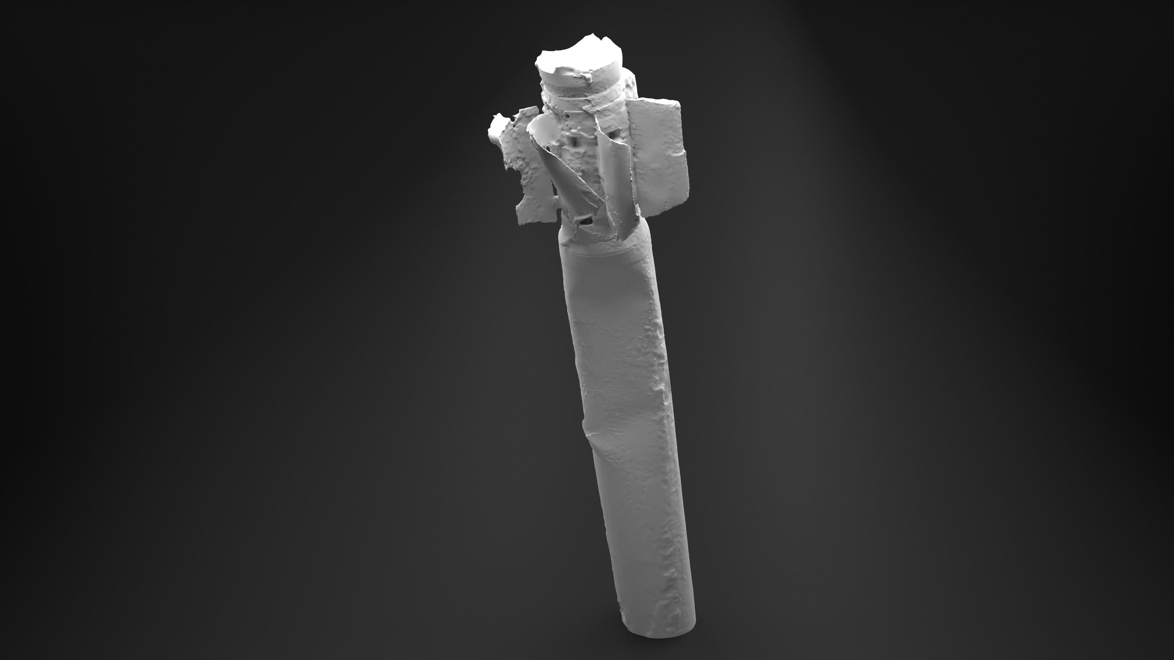 BM-30 Smerch Rocket Missile Photoscan 3D model_22