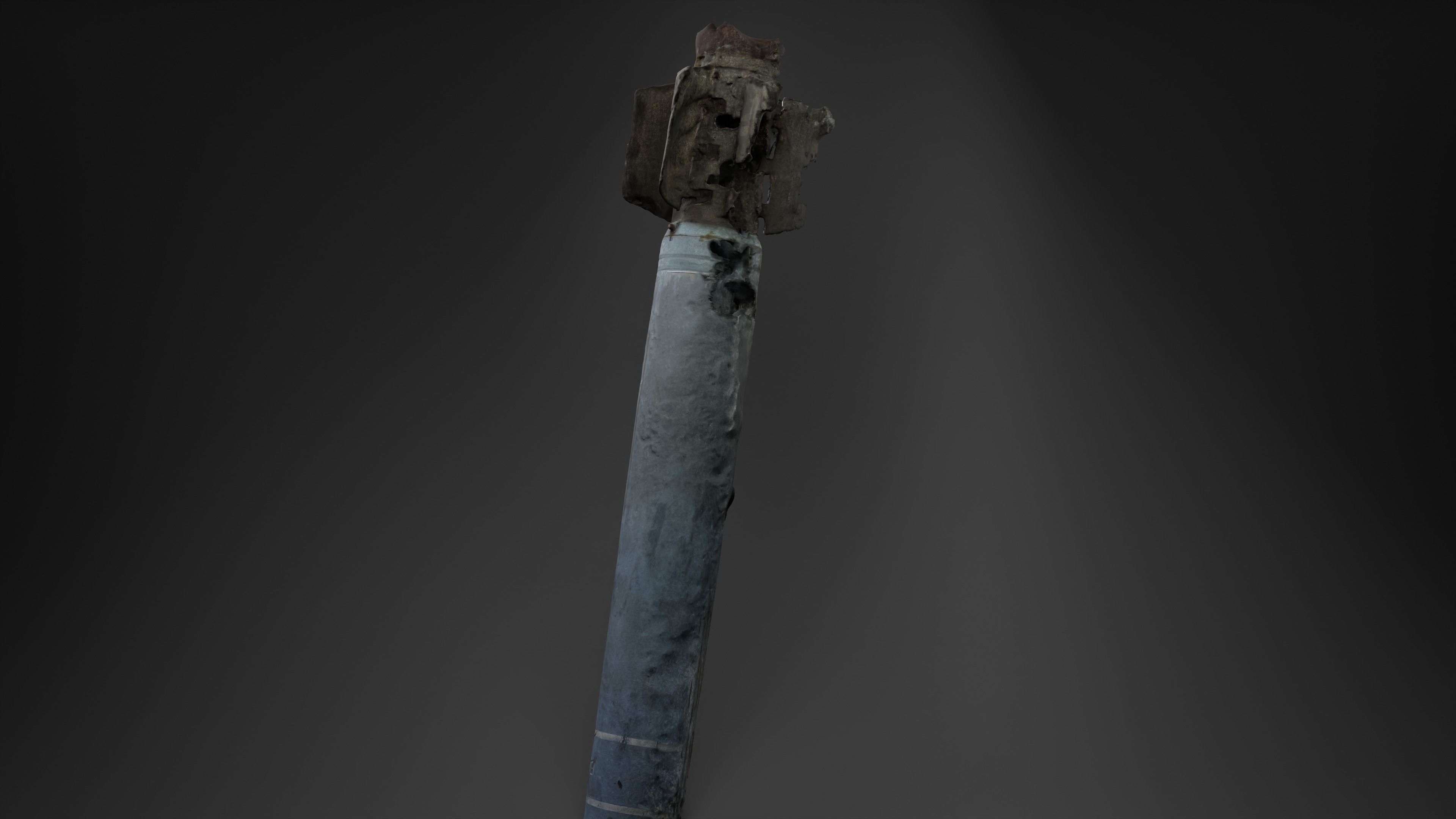 BM-30 Smerch Rocket Missile Photoscan 3D model_4