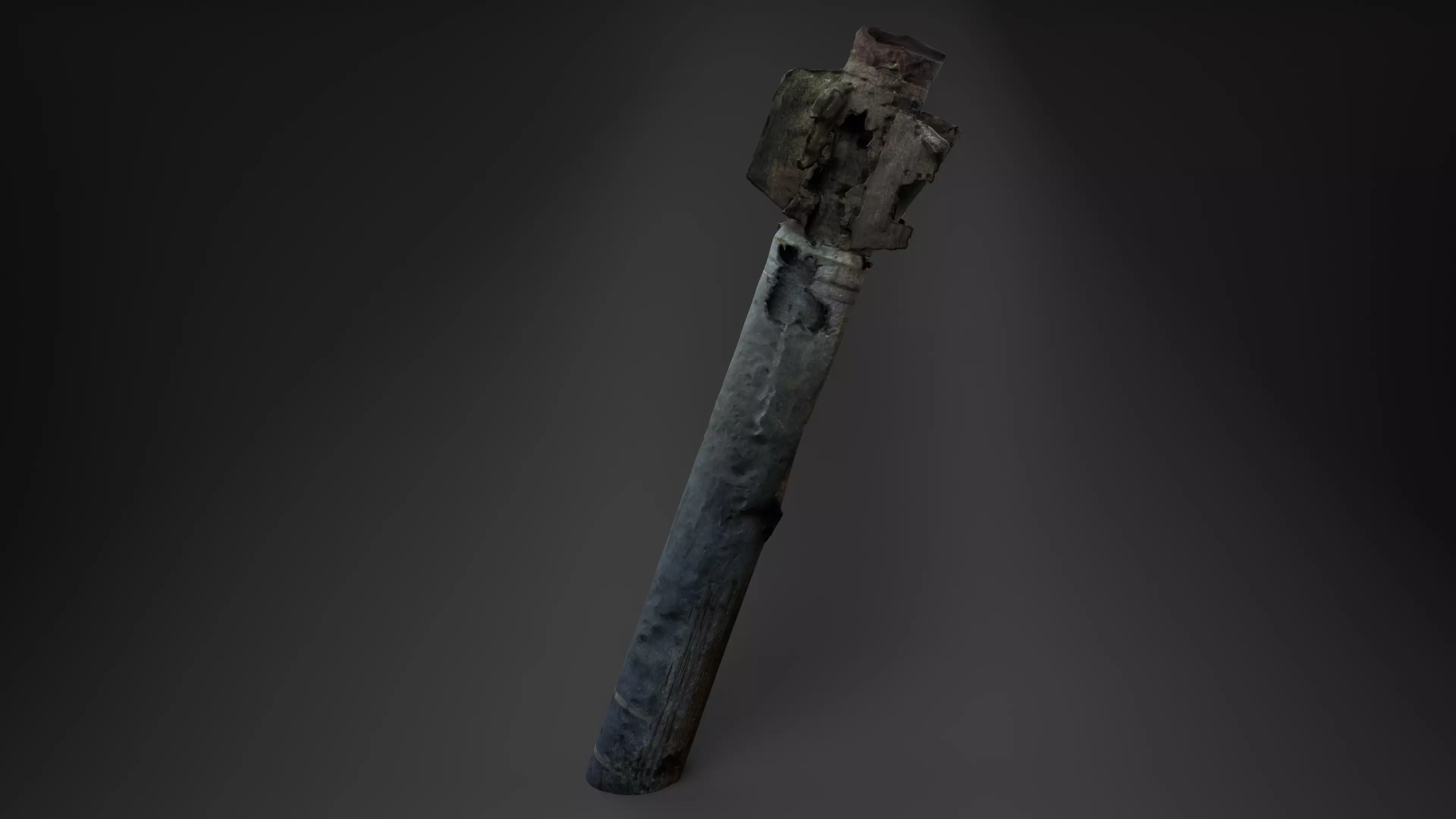 BM-30 Smerch Rocket Missile Photoscan 3D model_0