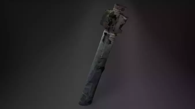 BM-30 Smerch Rocket Missile Photoscan 3D model