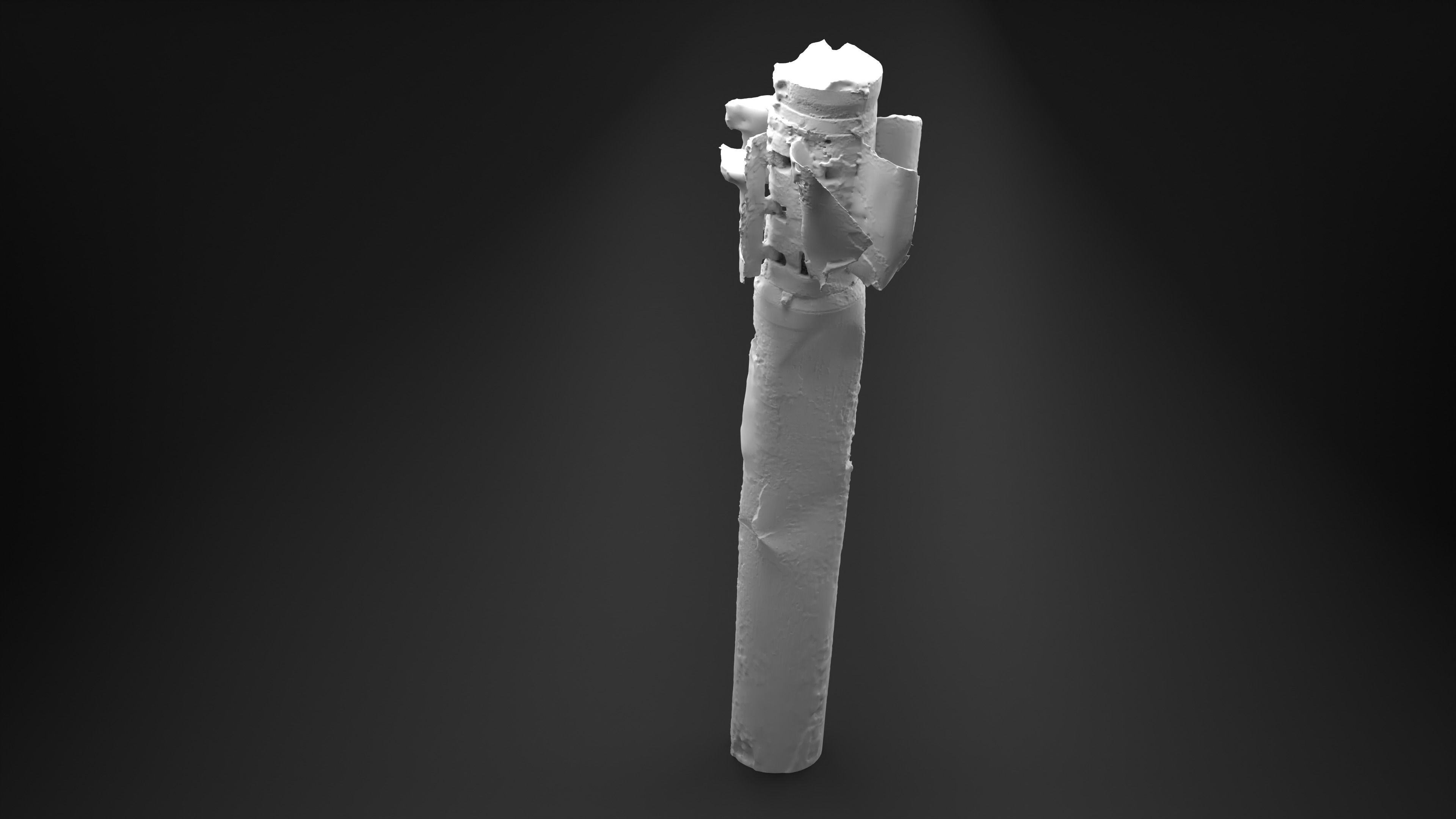 BM-30 Smerch Rocket Missile Photoscan 3D model_23