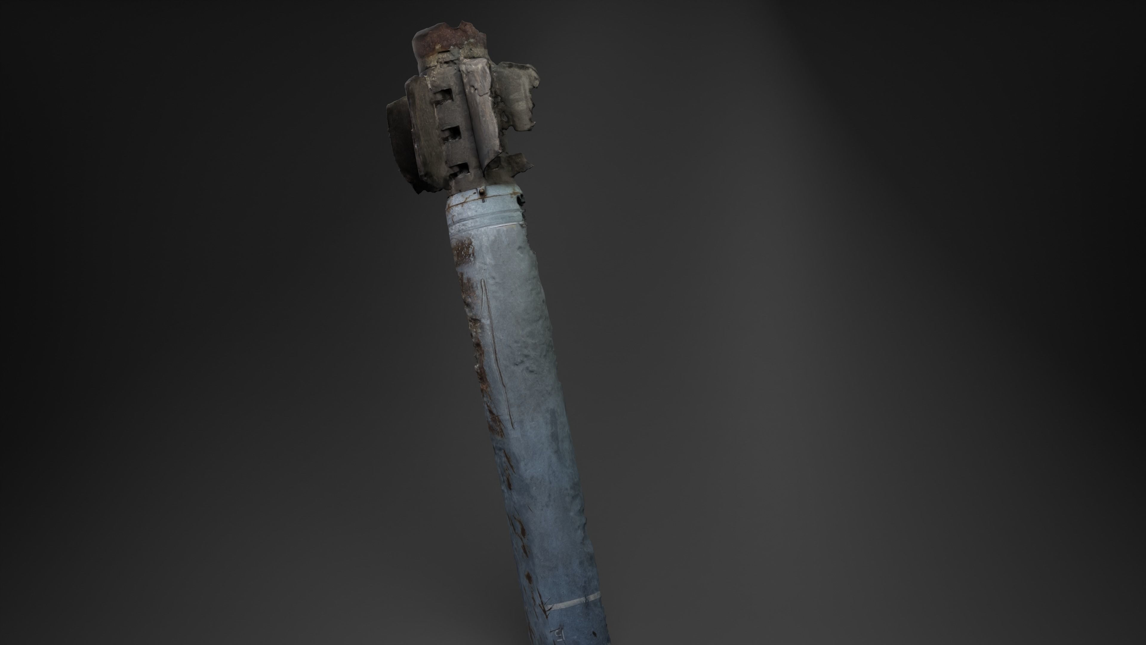 BM-30 Smerch Rocket Missile Photoscan 3D model_6