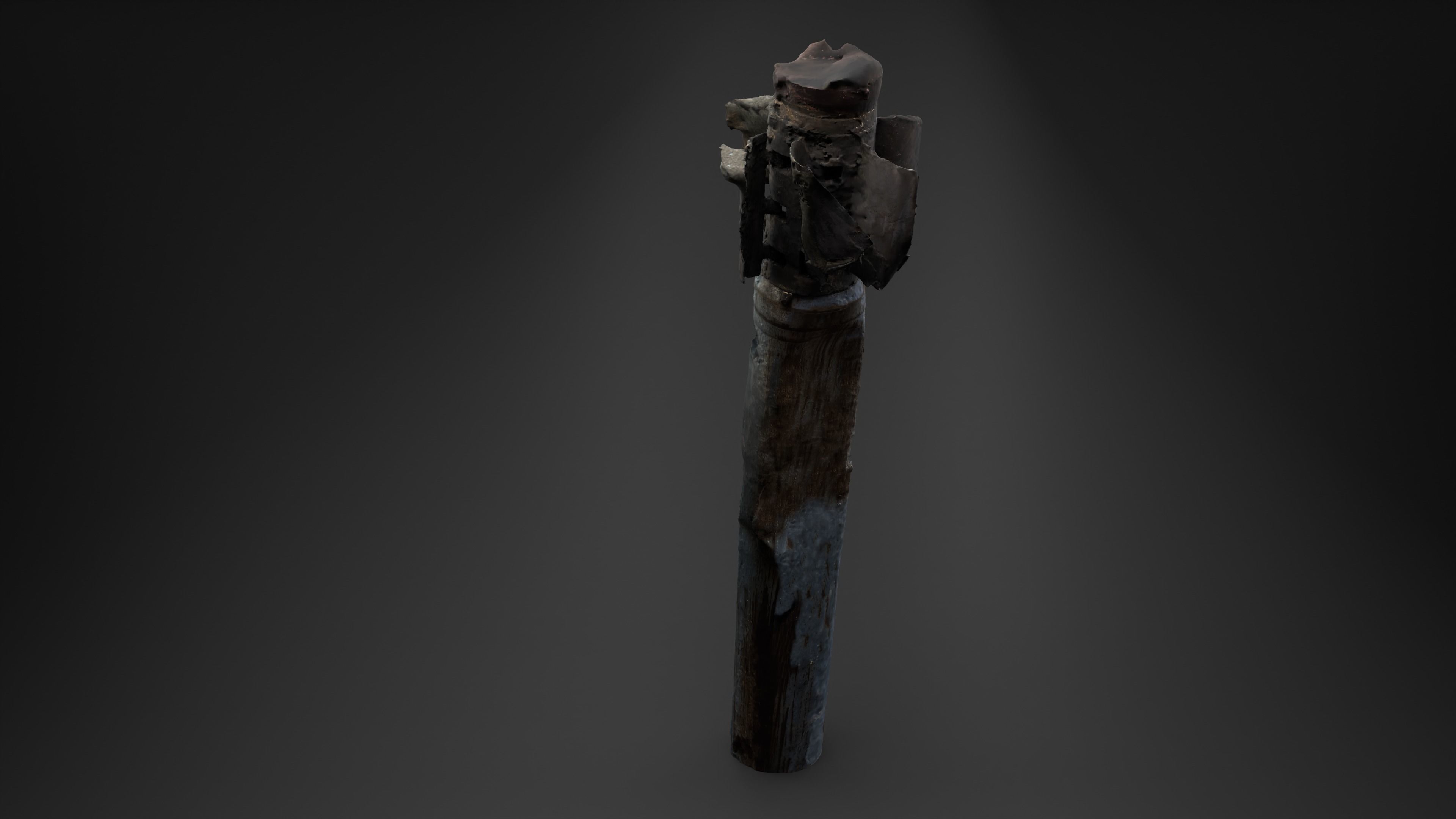 BM-30 Smerch Rocket Missile Photoscan 3D model_11