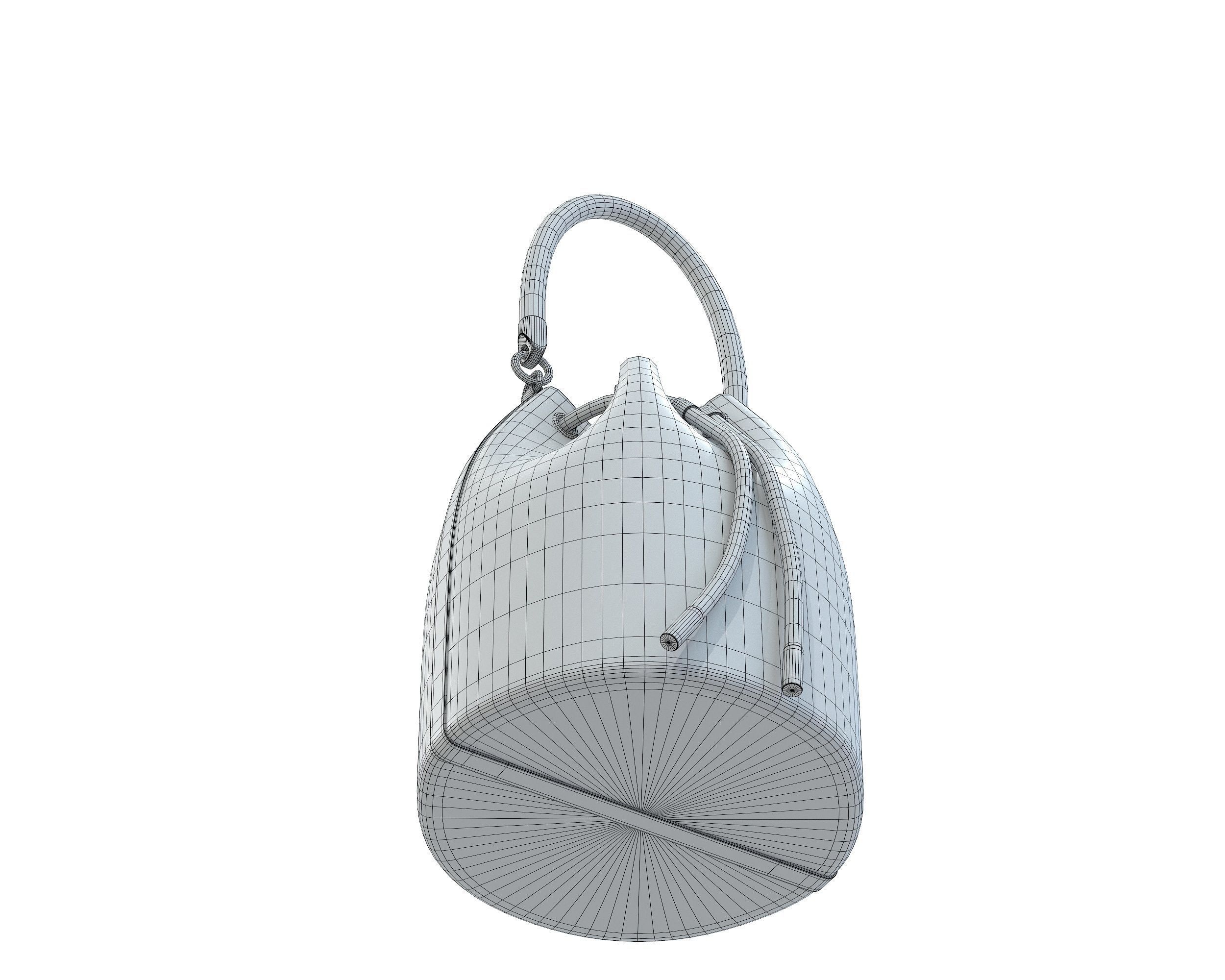 Marc Jacobs Bucket Bag Low-poly 3D model_14
