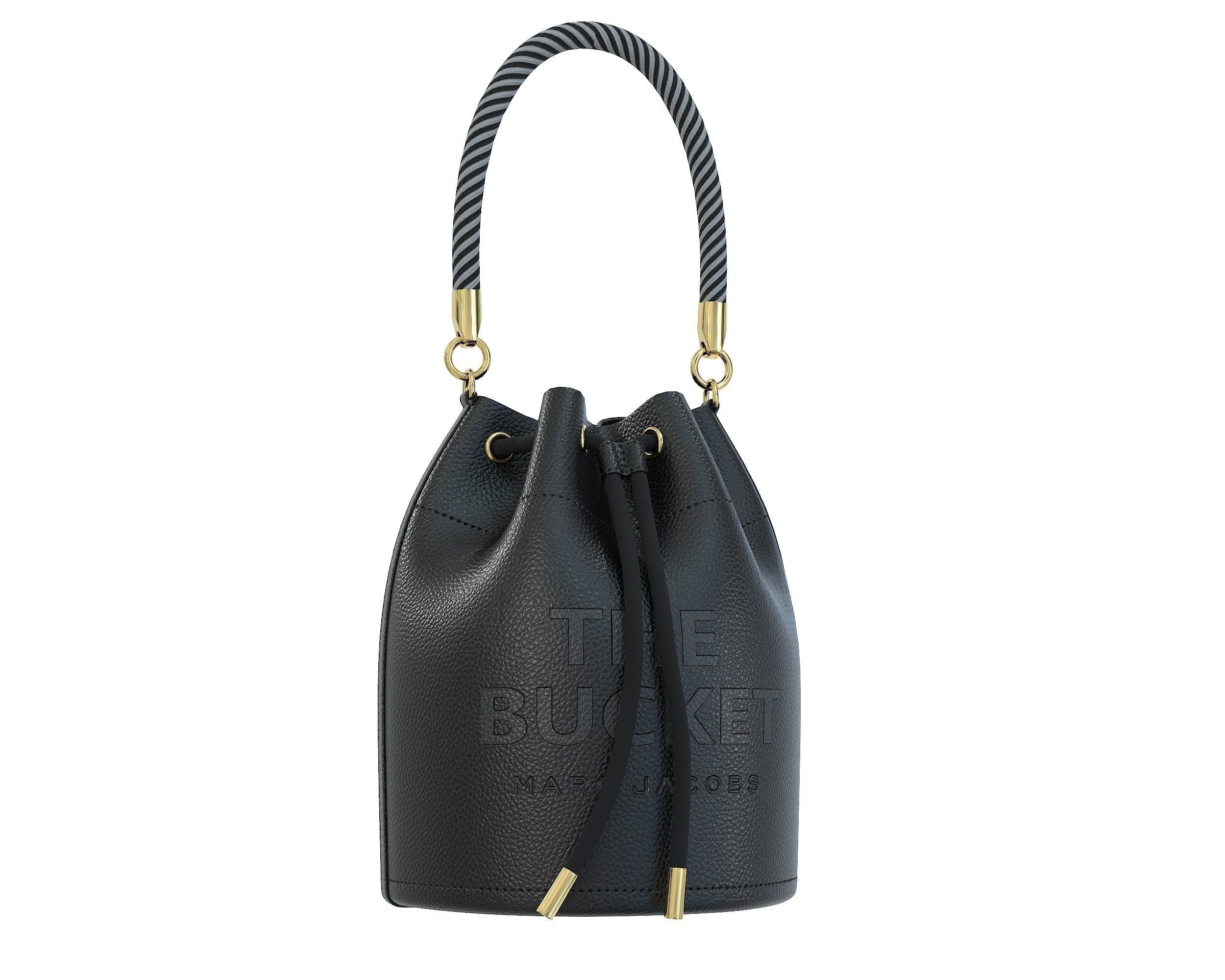 Marc Jacobs Bucket Bag Low-poly 3D model_7