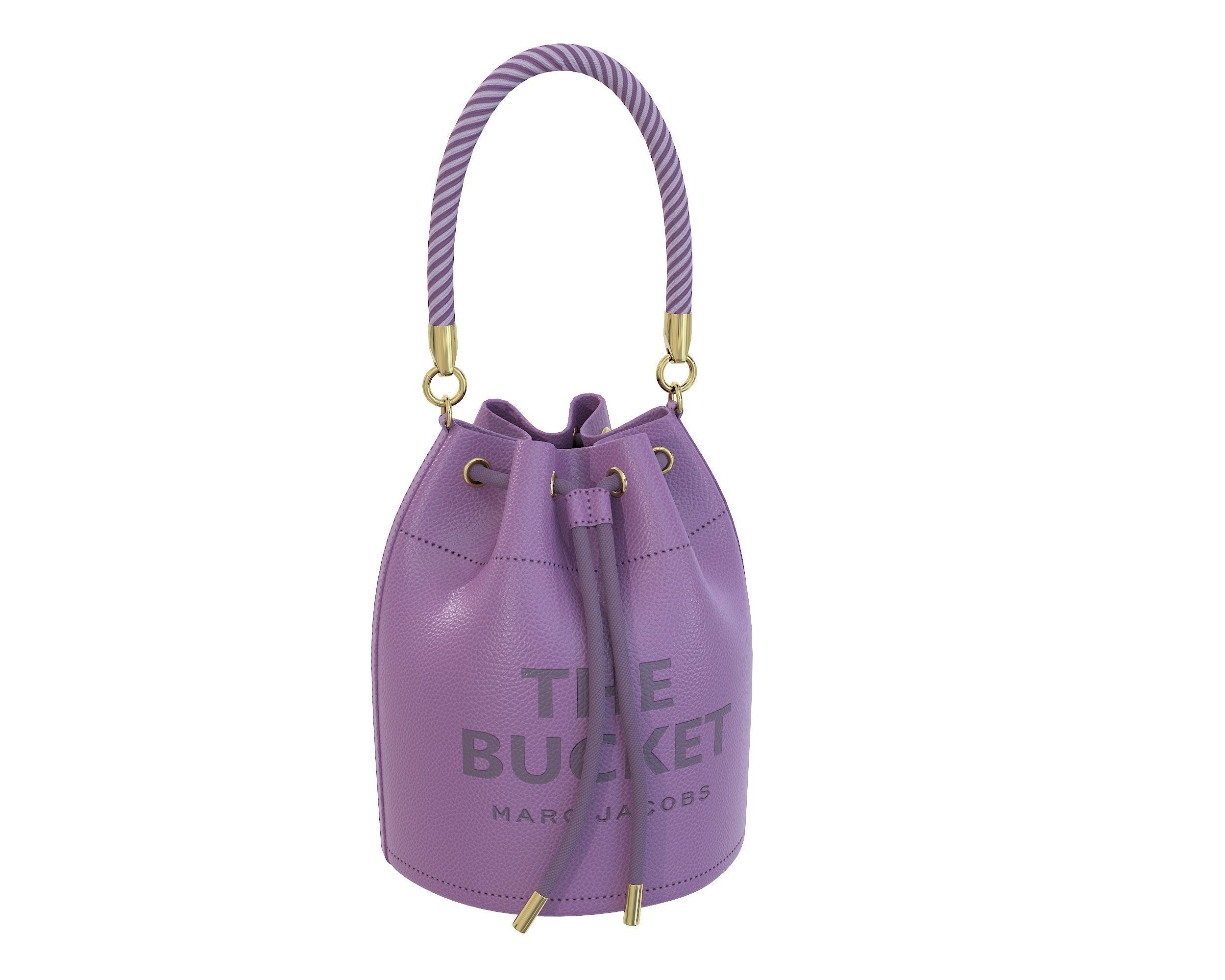 Marc Jacobs Bucket Bag Low-poly 3D model_10