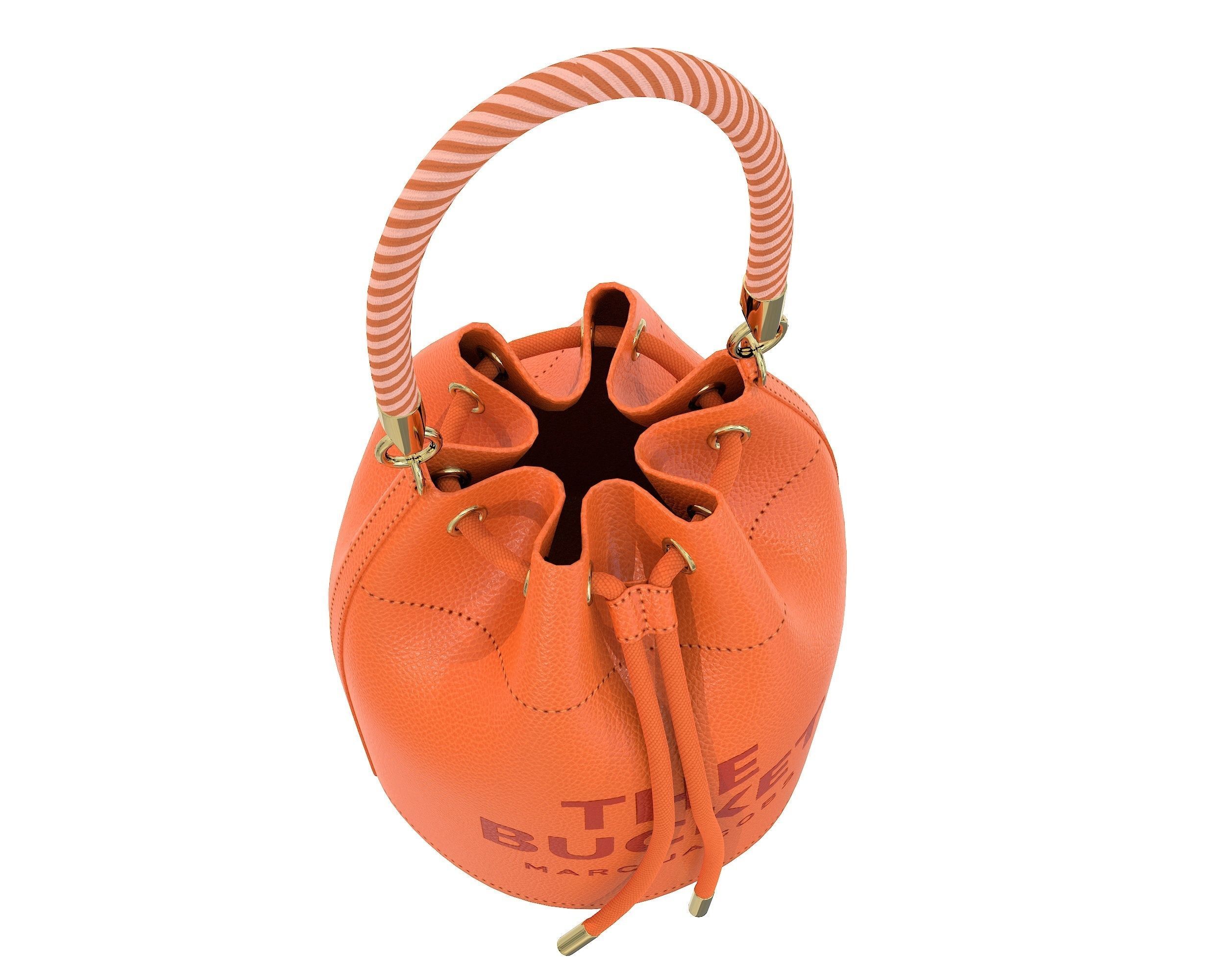 Marc Jacobs Bucket Bag Low-poly 3D model_8