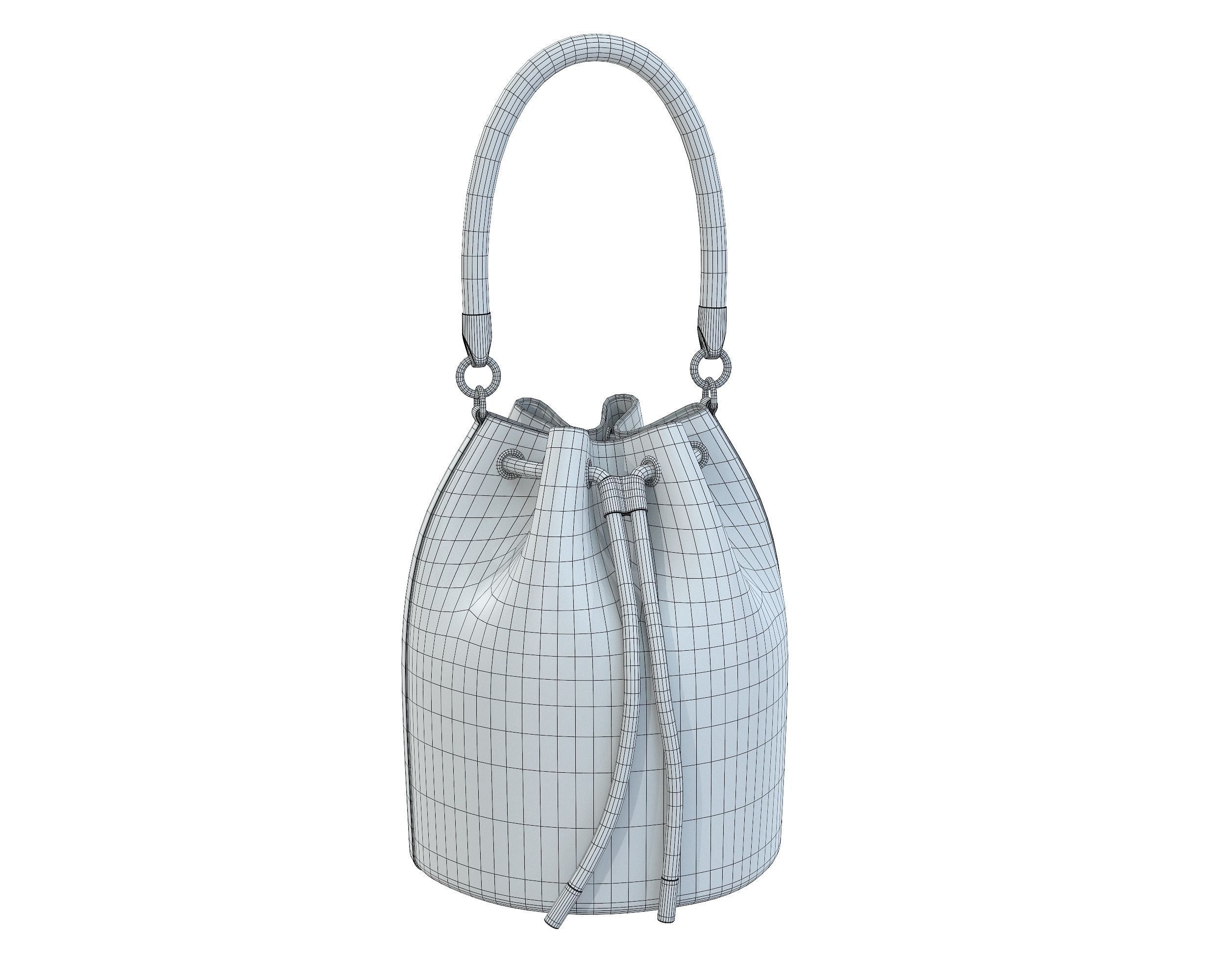Marc Jacobs Bucket Bag Low-poly 3D model_12
