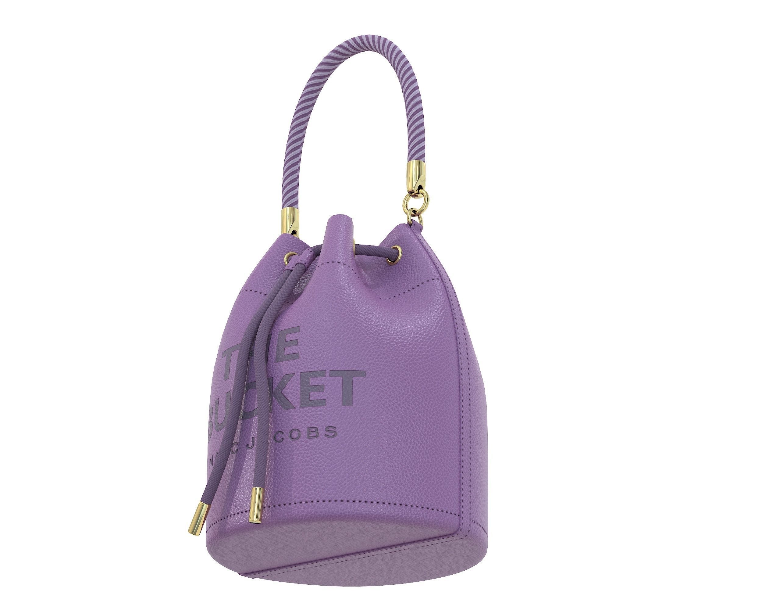 Marc Jacobs Bucket Bag Low-poly 3D model_5