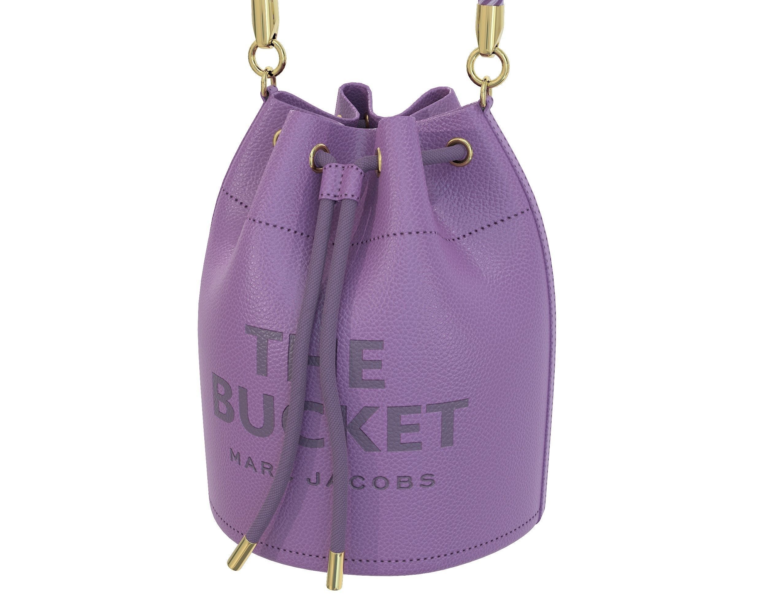 Marc Jacobs Bucket Bag Low-poly 3D model_6