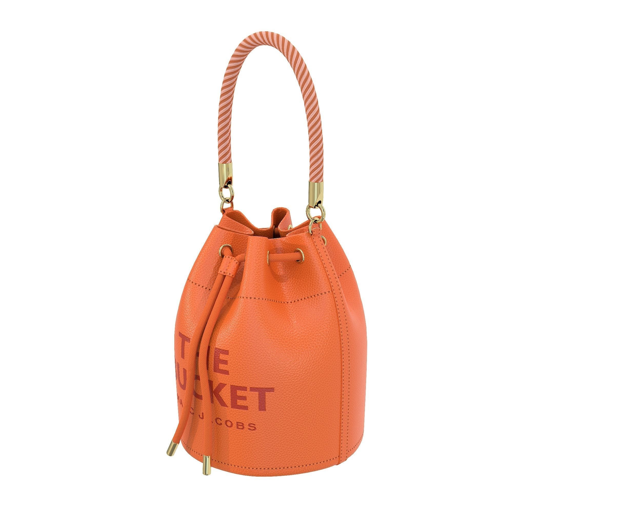 Marc Jacobs Bucket Bag Low-poly 3D model_1