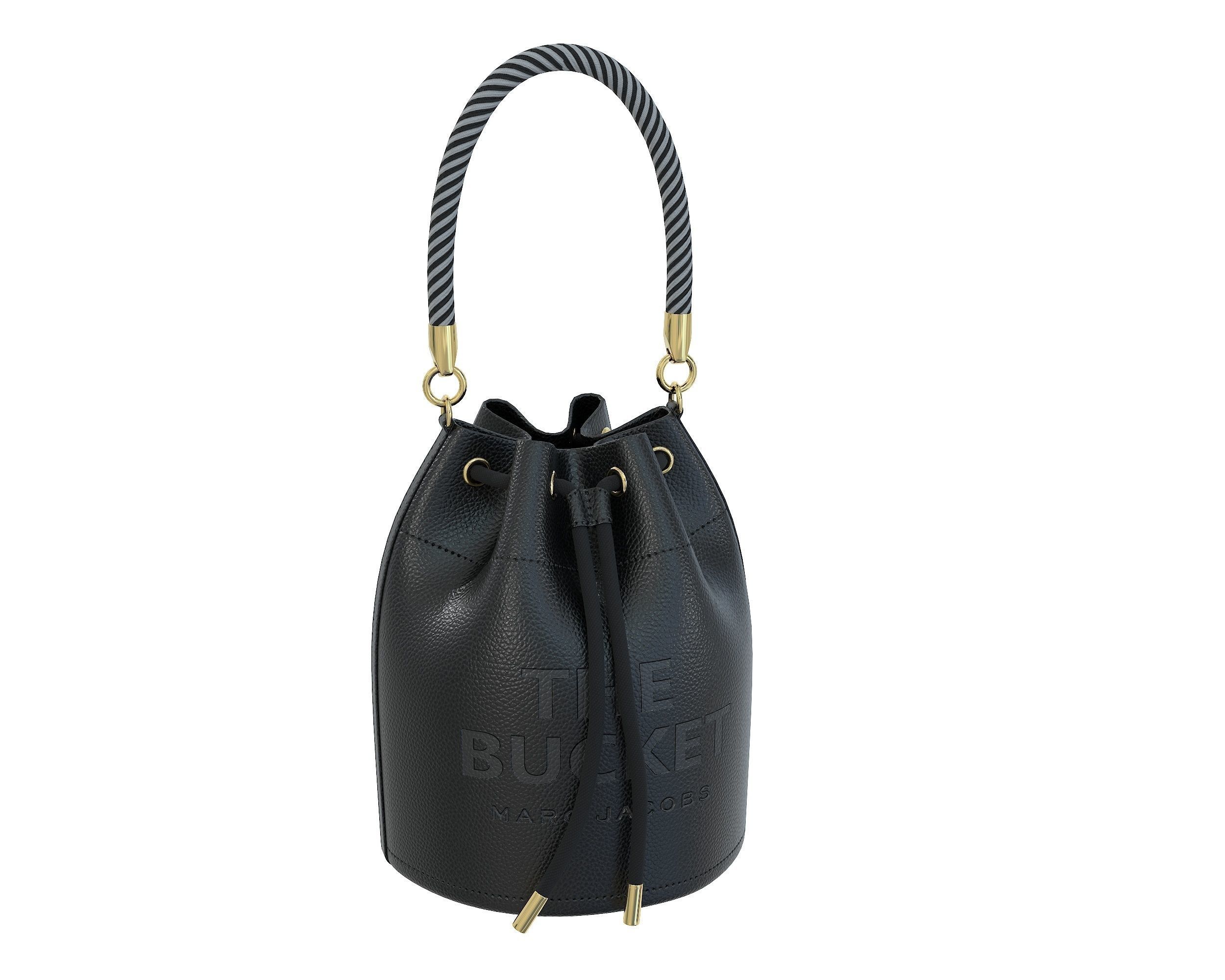 Marc Jacobs Bucket Bag Low-poly 3D model_9