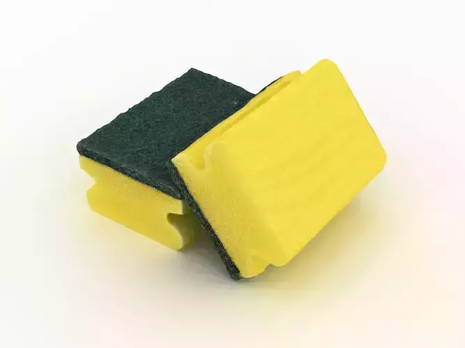 Sponge Scourer New 3D model
