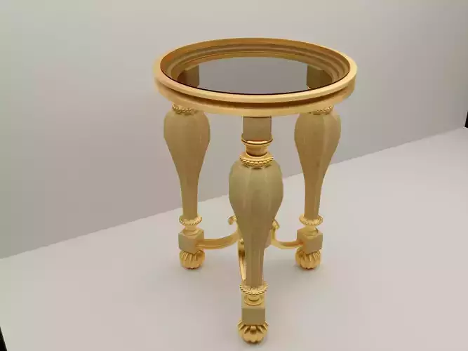 Inviting-Home Scottish style table 3D model