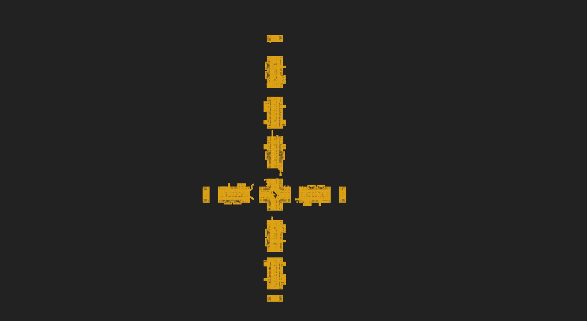 Submarine Industrial Corridor 002 UE4 3D model_28