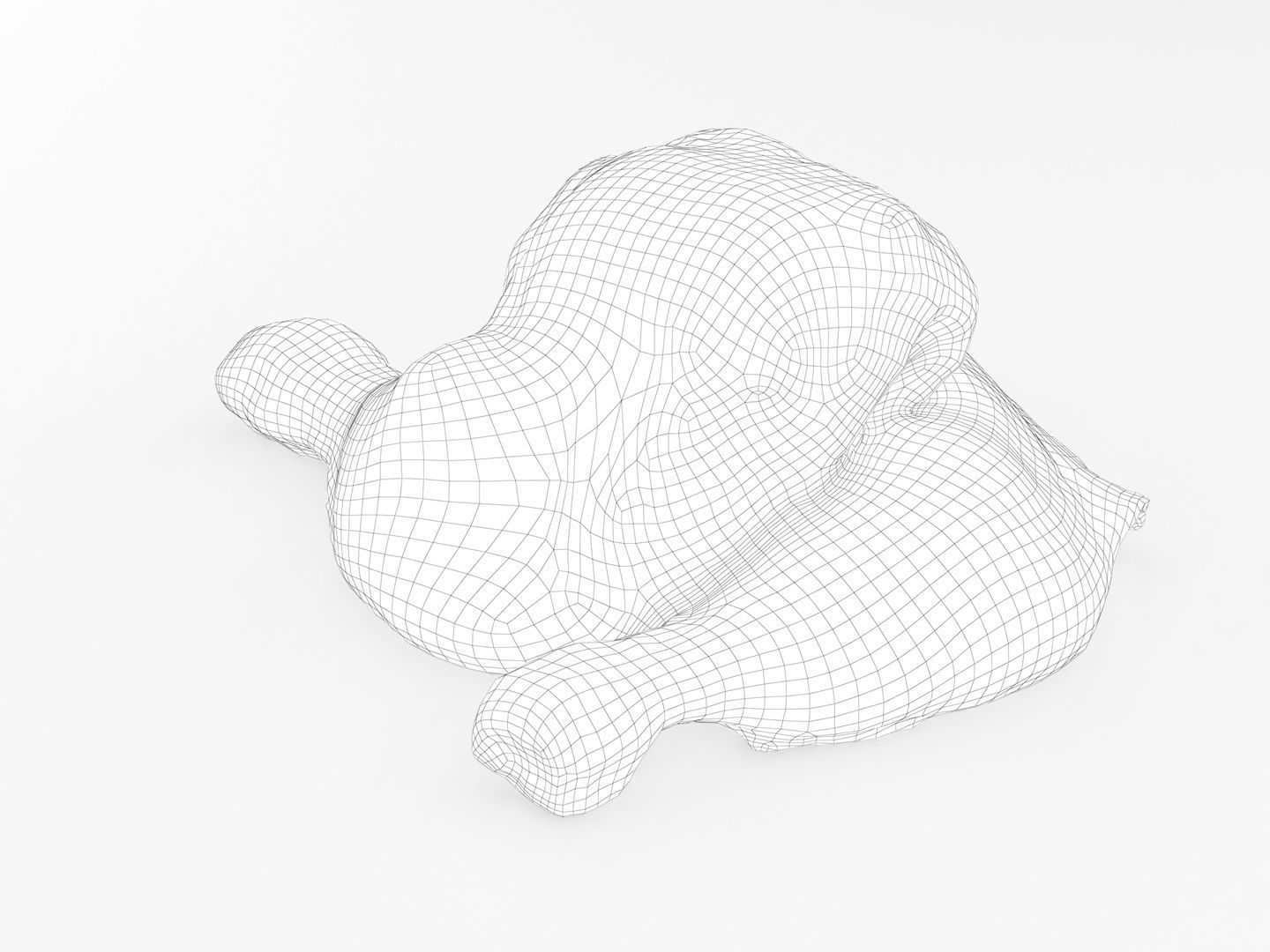 Raw Chicken Leg 3D model_10