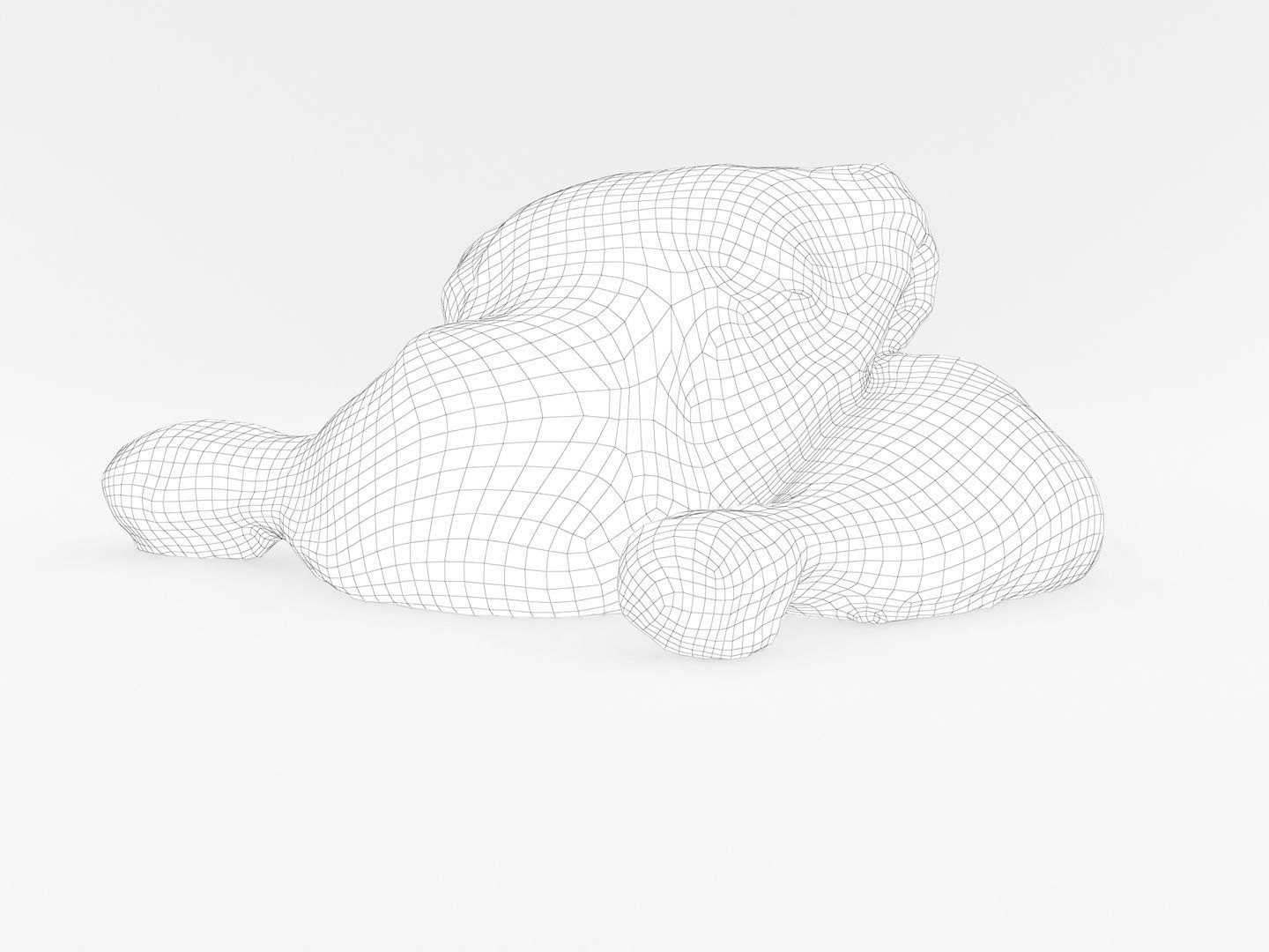 Raw Chicken Leg 3D model_15