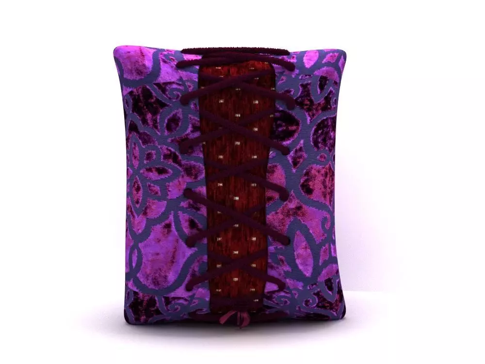pillow corset 3D model_0