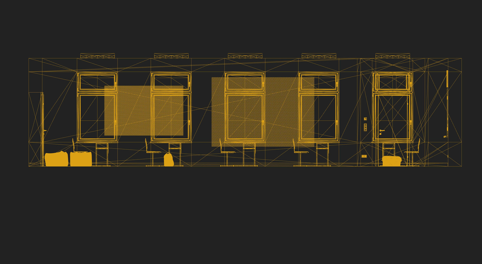 Classroom UE4 3D model_19