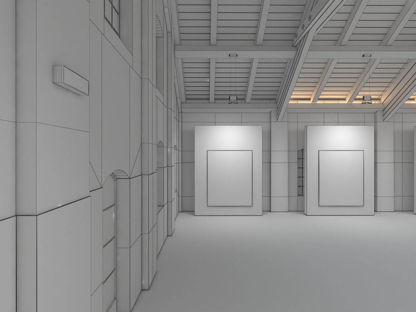 Art Gallery 007 3D model_30