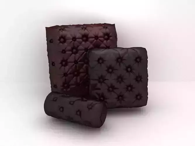 pillows leather cushion