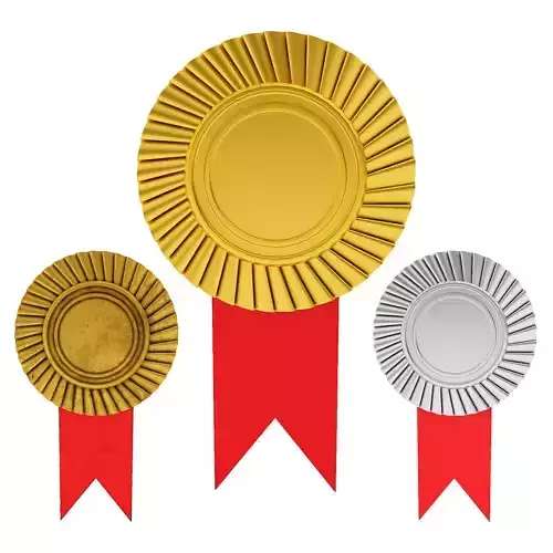 Ribbon medal award 3dmodel  