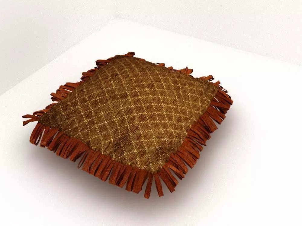 a textured pillows 3D model_0