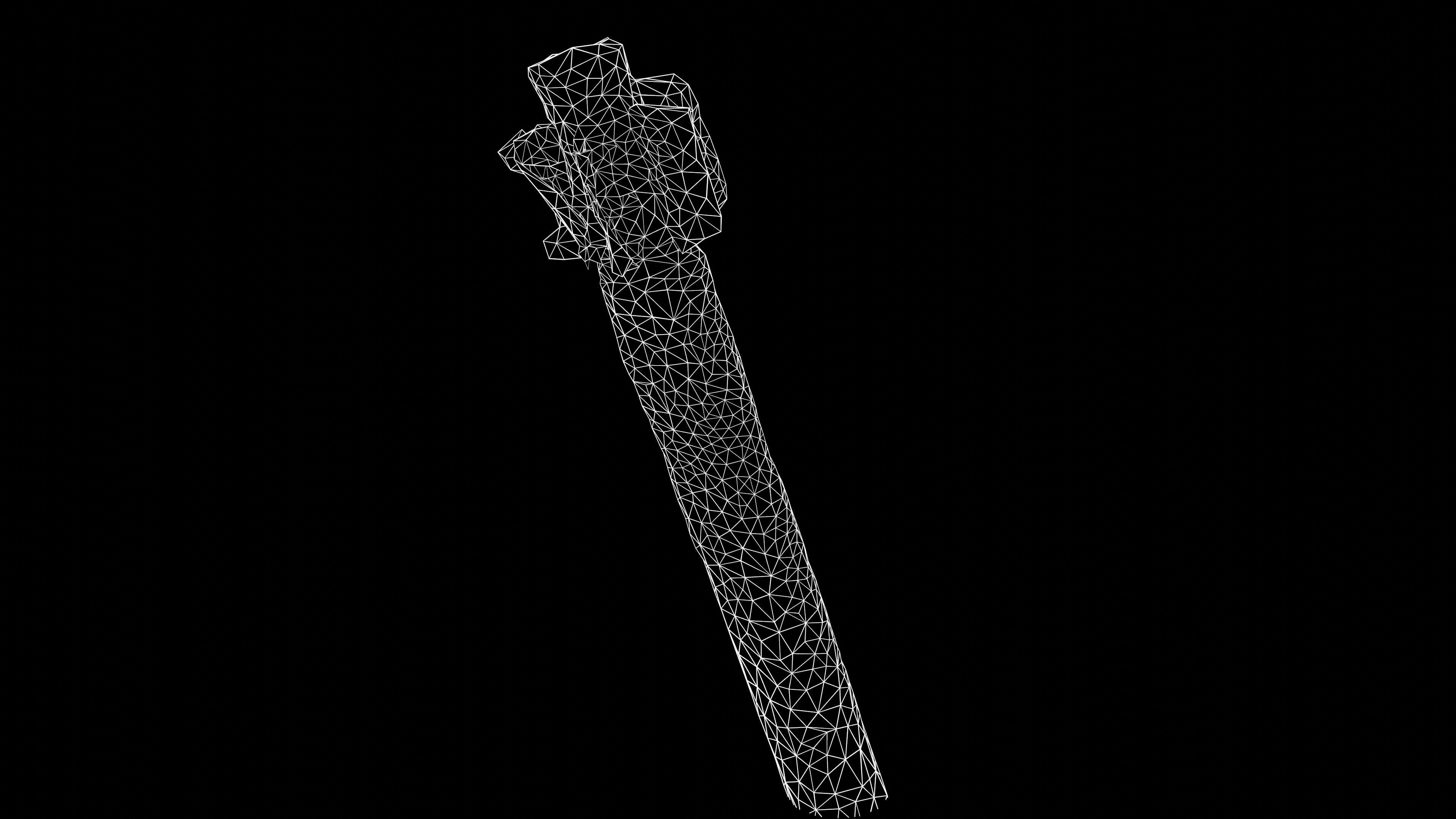 BM-30 Smerch Rocket Missile Photoscan Game Ready Low-poly 3D model_34