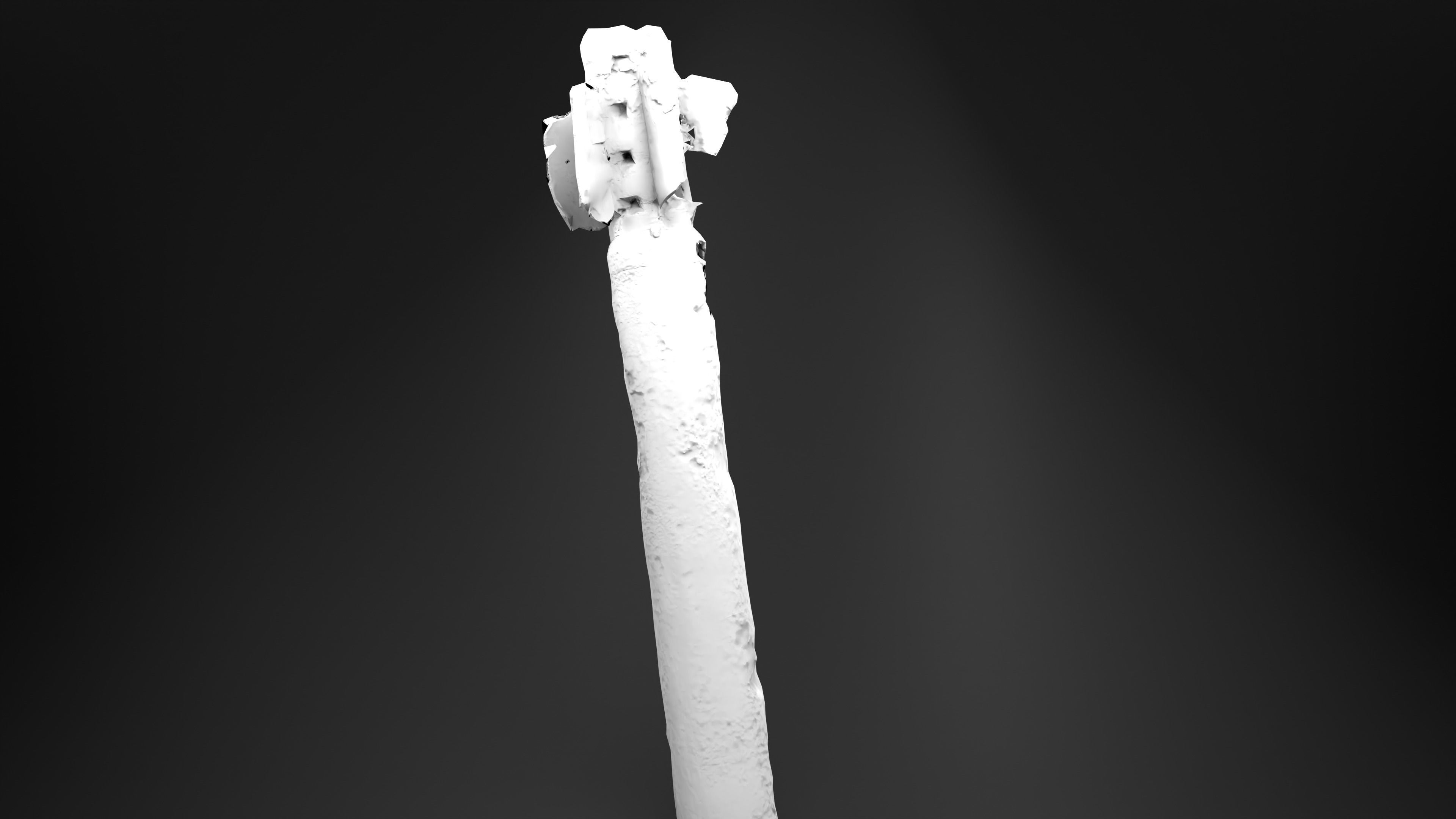 BM-30 Smerch Rocket Missile Photoscan Game Ready Low-poly 3D model_19
