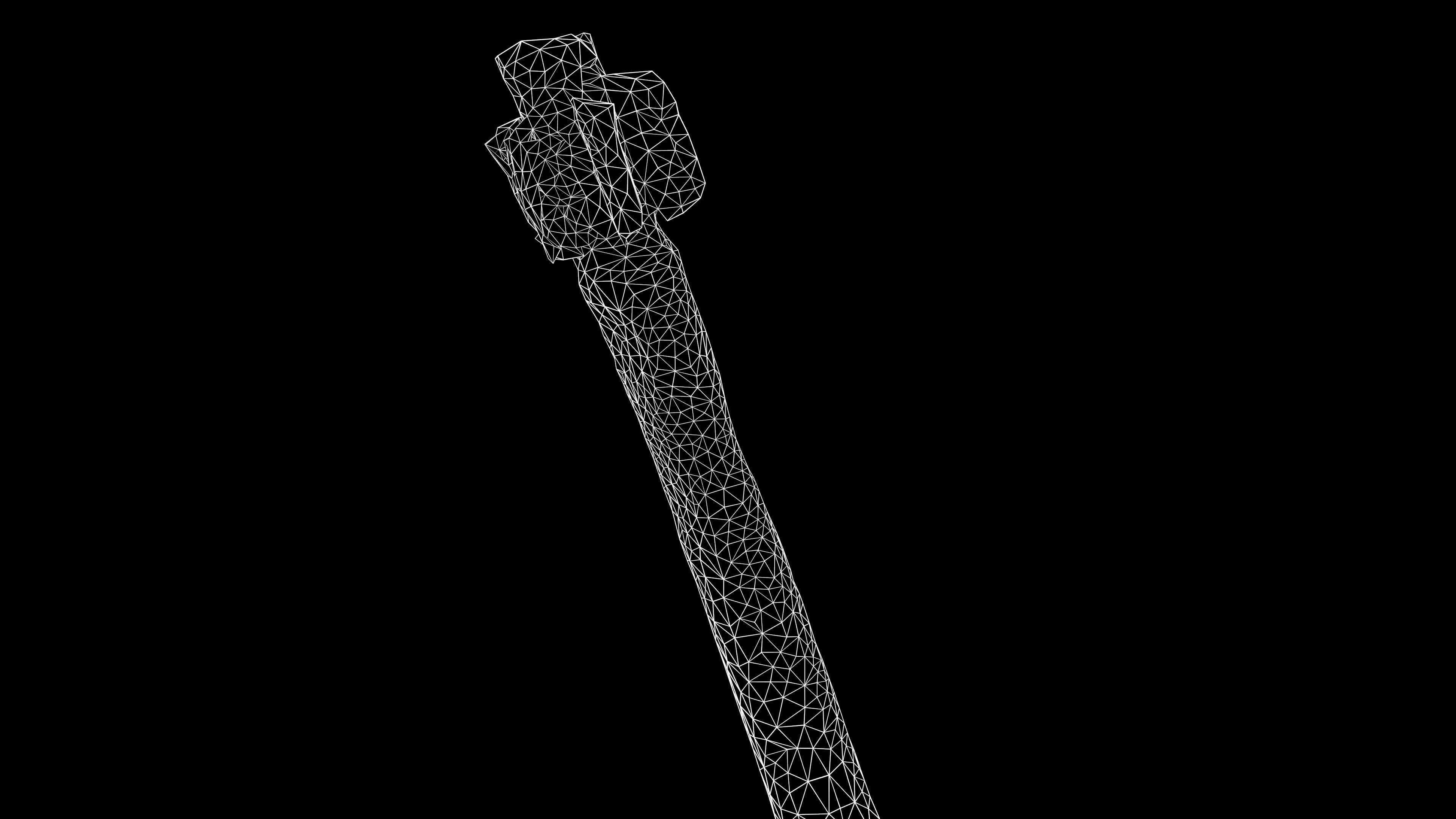 BM-30 Smerch Rocket Missile Photoscan Game Ready Low-poly 3D model_33