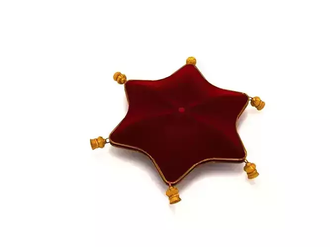 pillow velvet star