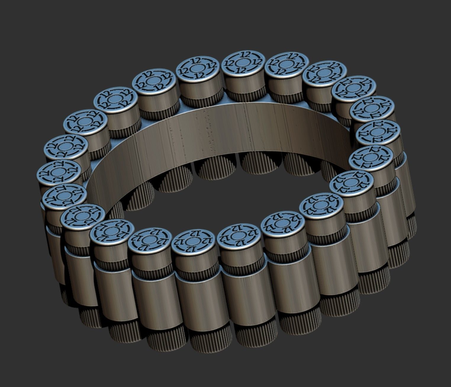 hunter ring 2 3D print model_4