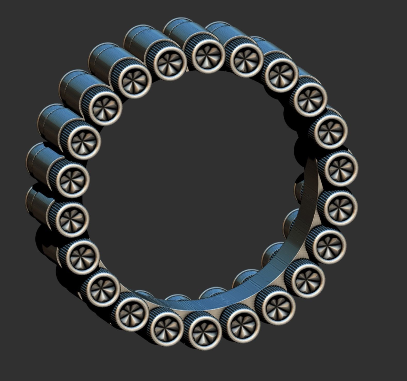 hunter ring 2 3D print model_3