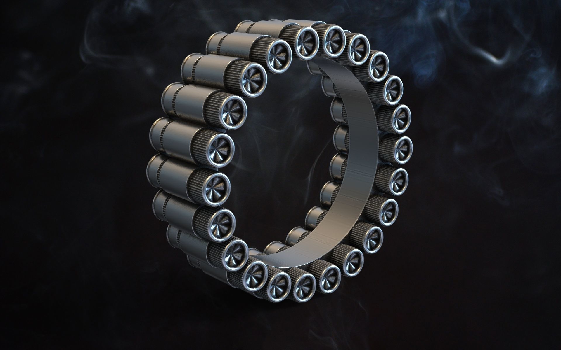 hunter ring 2 3D print model_1