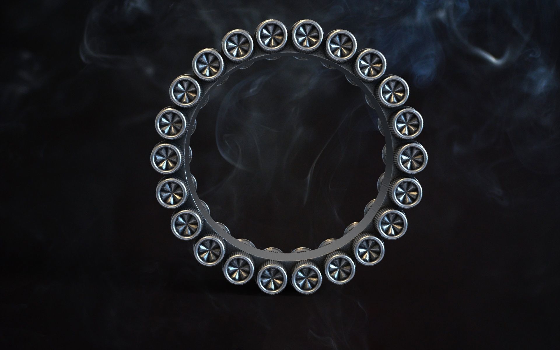 hunter ring 2 3D print model_2