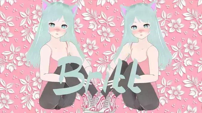 Britt Custom Vtuber Model