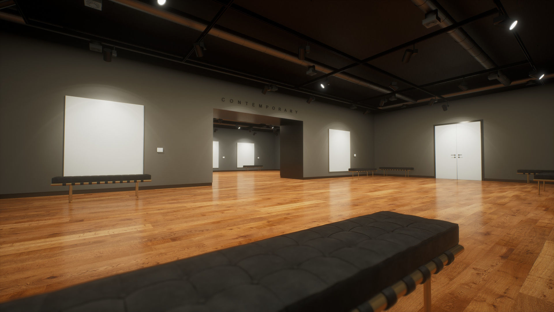 Art Gallery 002 UE4 3D model_2