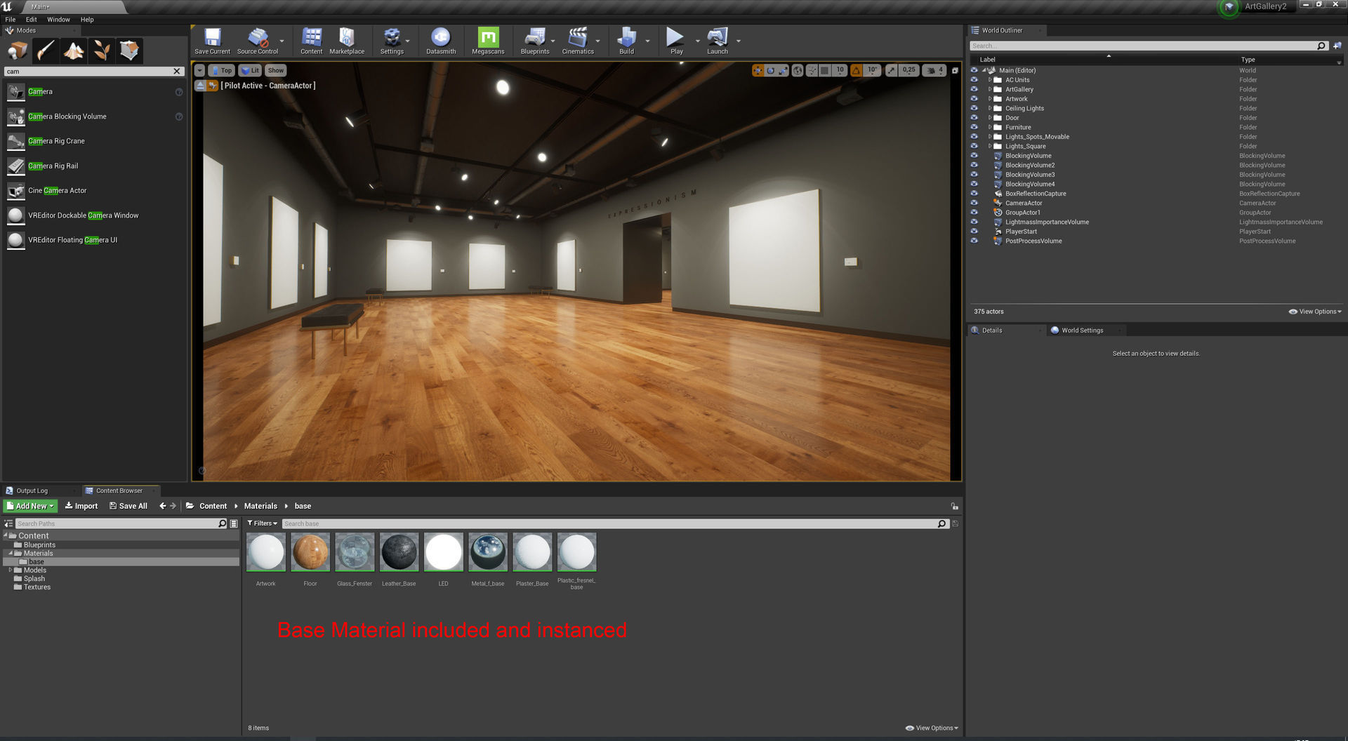 Art Gallery 002 UE4 3D model_13