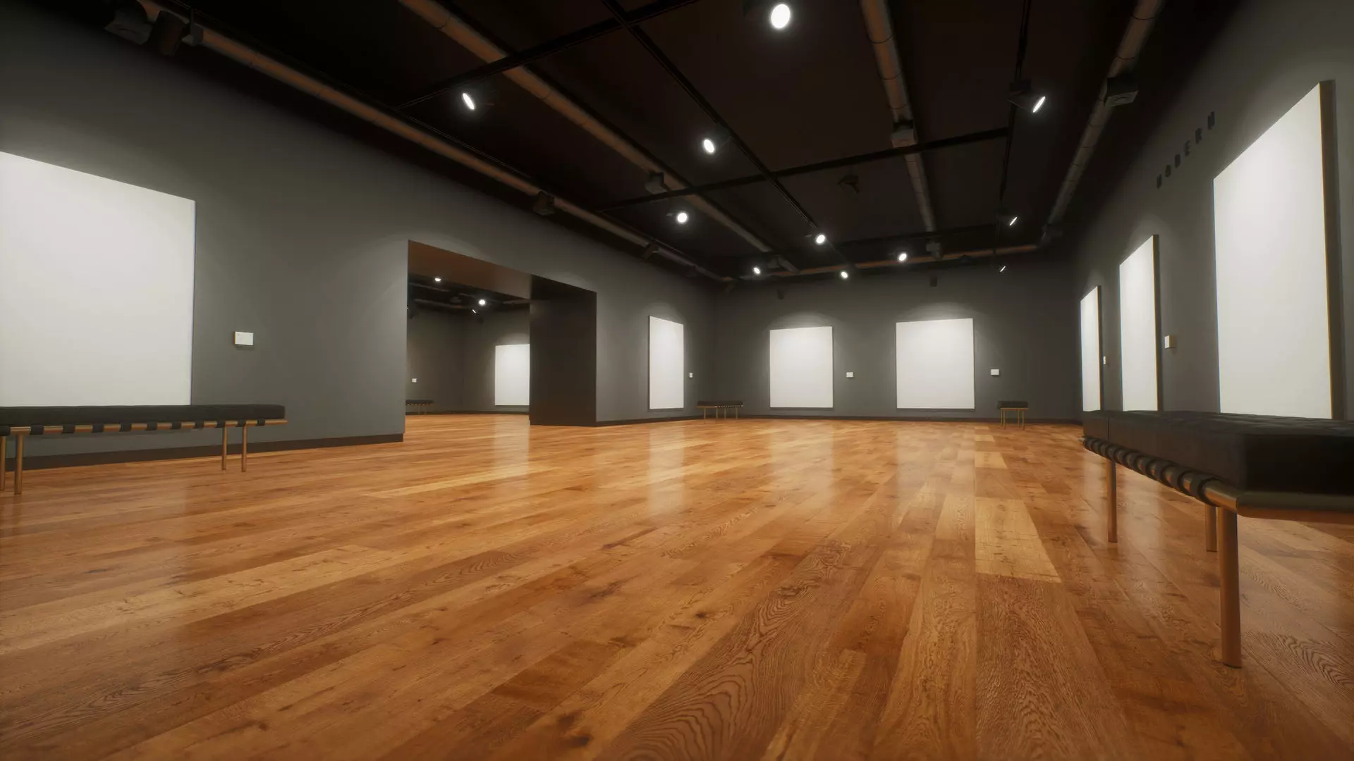 Art Gallery 002 UE4 3D model_0