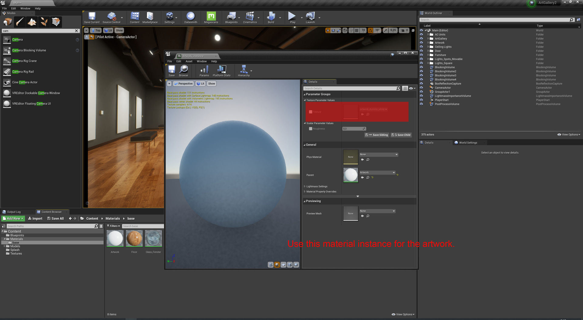 Art Gallery 002 UE4 3D model_14