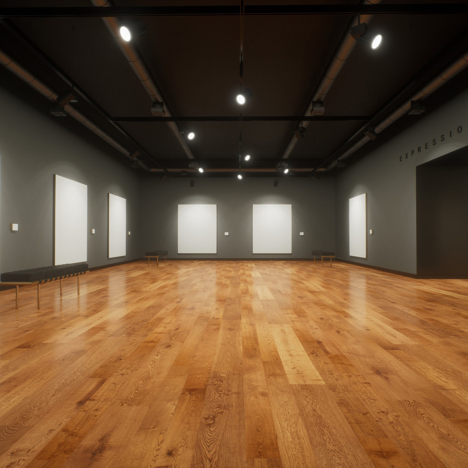 Art Gallery 002 UE4 3D model_27