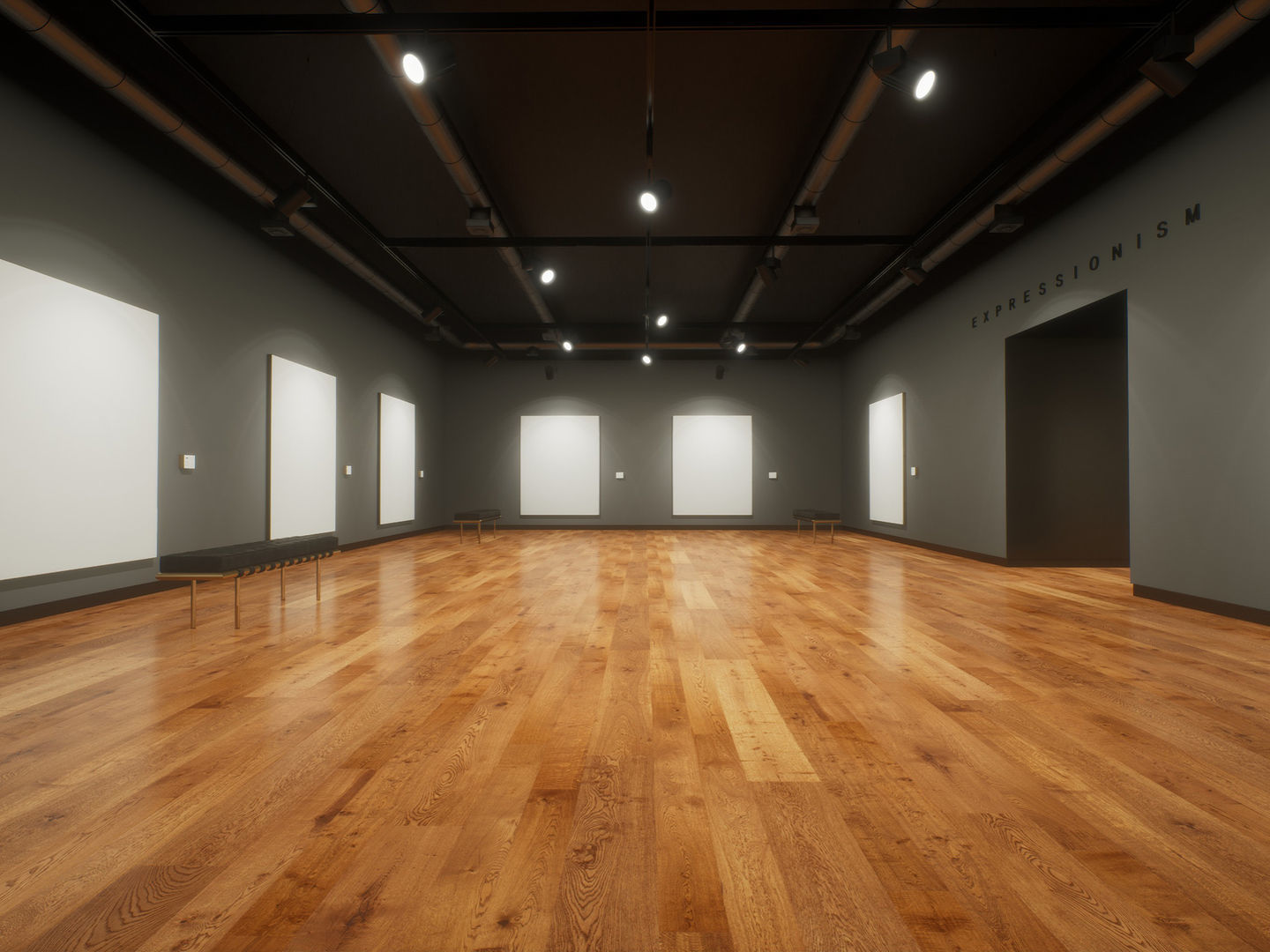 Art Gallery 002 UE4 3D model_28