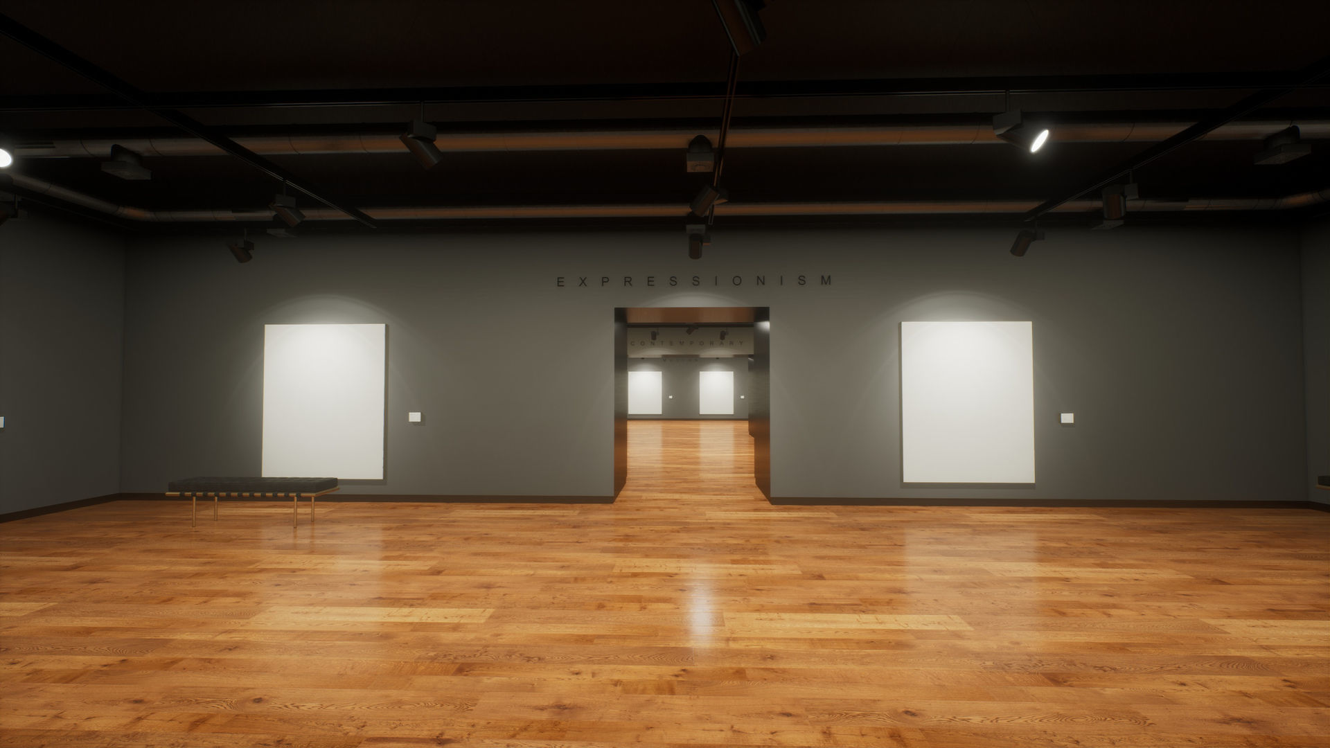 Art Gallery 002 UE4 3D model_3